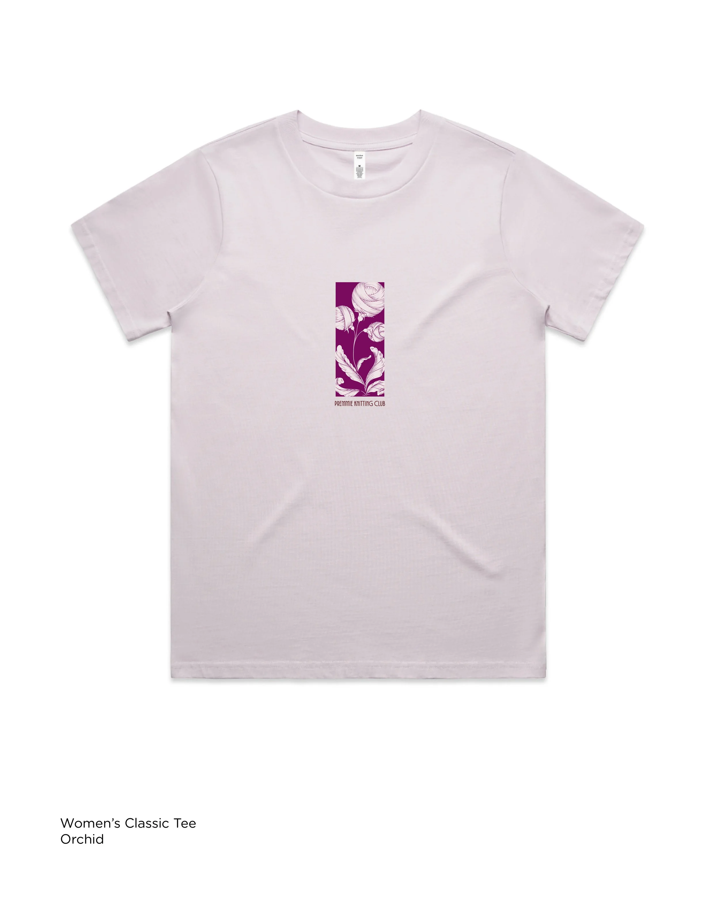 PKC_Merch 2026_Website_Womens Tee Flower Orchid.jpg