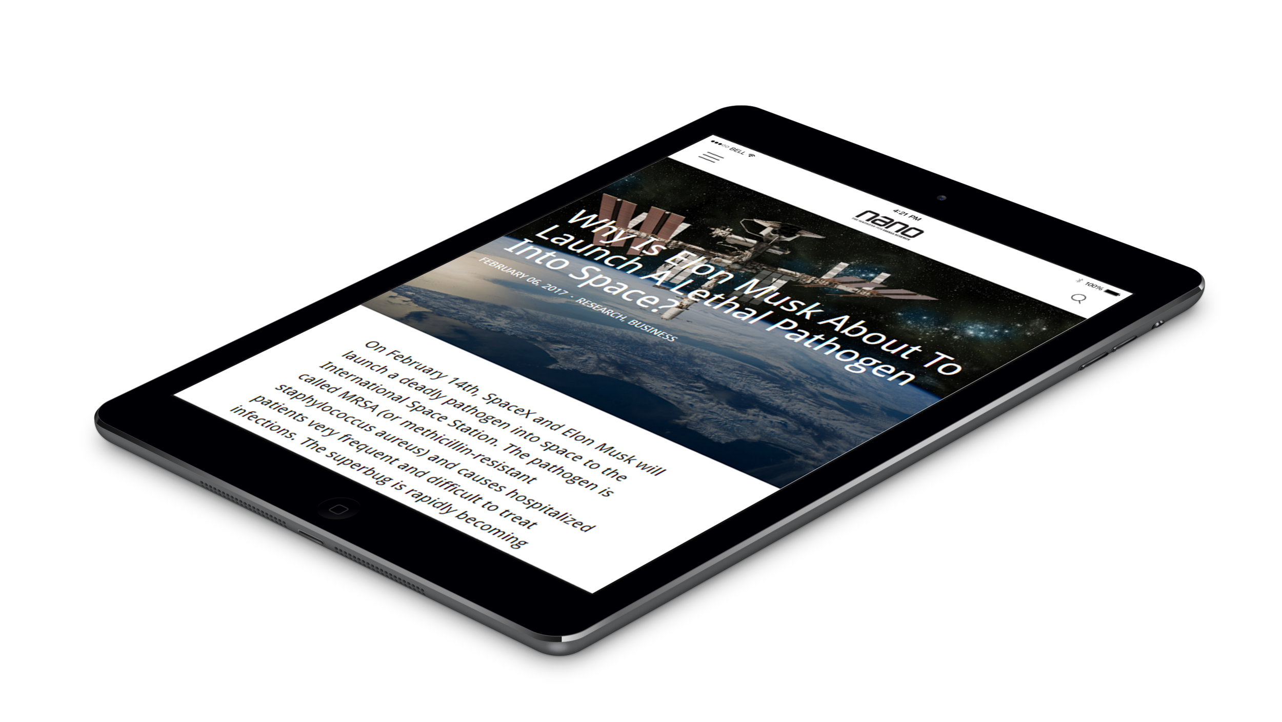 Elon Musk Article - Nano Magazine - iPad Perspektive.png