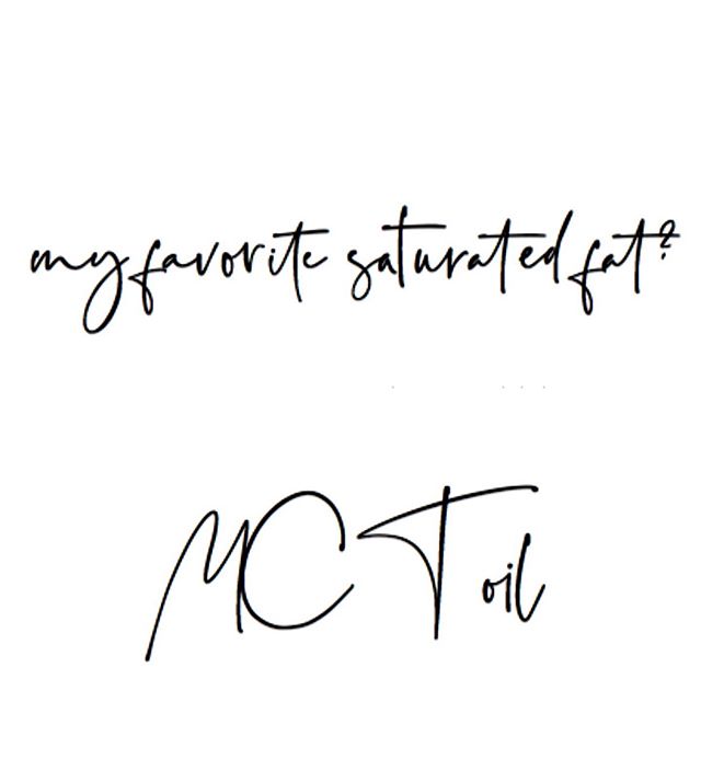 For 75% of my clients, saturated fats can be a healthy part of their diet. My favorite saturated fat? #MCT oil. What are MCTs? MCTs or medium chain triglycerides are natural fatty acids found in coconut milk and breast milk. The benefits? Studies hav