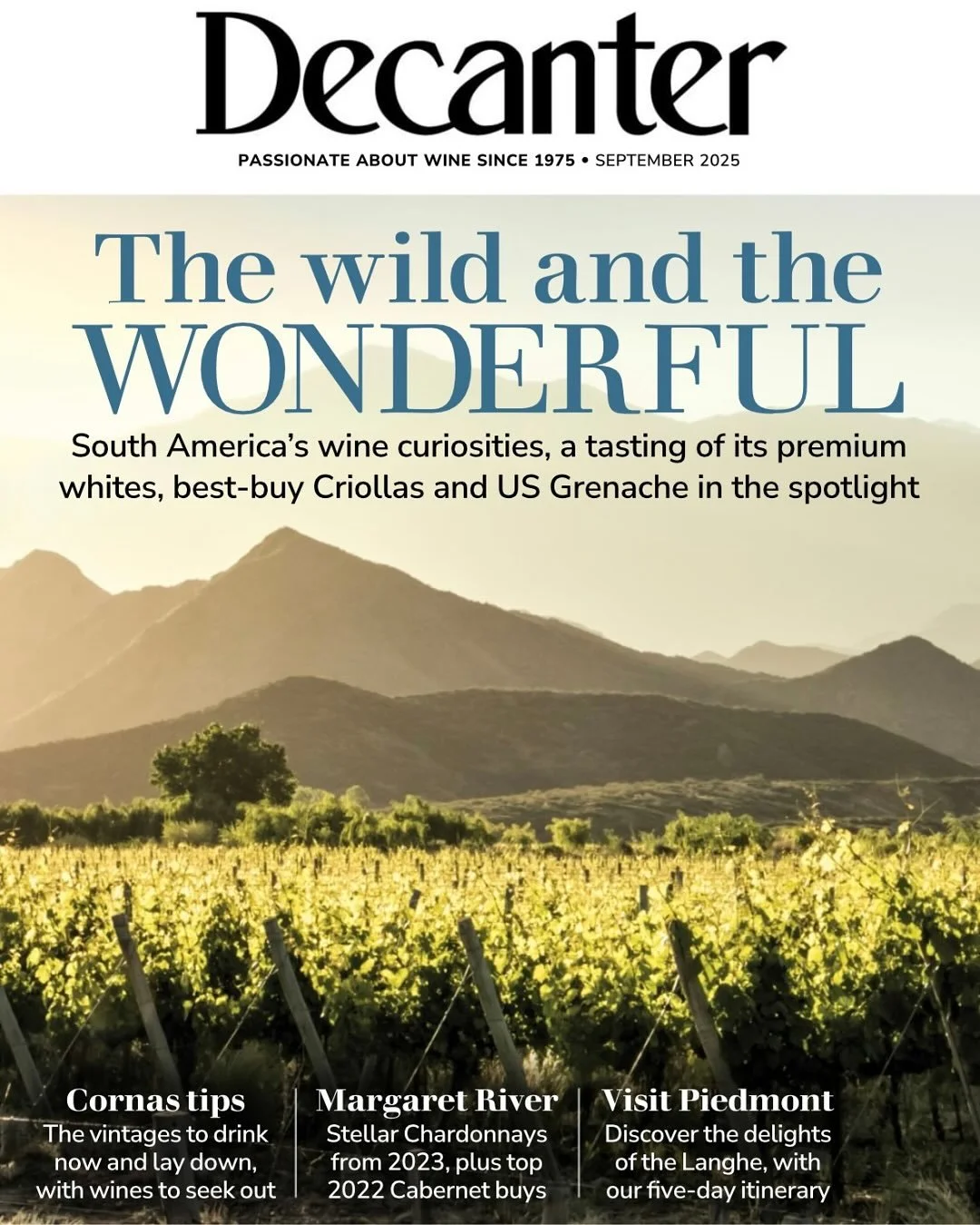 I&rsquo;m thrilled and honoured to see the second Margaret River vintage report in print in the September issue of @decanter magazine. 

Tasting Chardonnay from 2023 and Cabernet Sauvignon from 2022 was concurrently an utter delight and a supreme cha