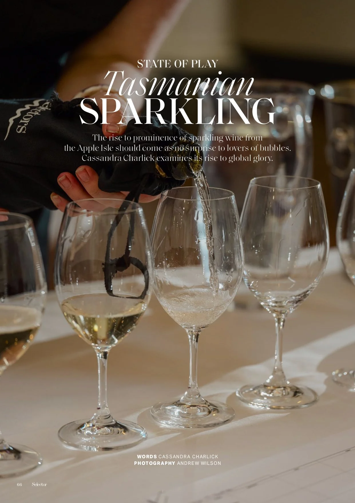Selector Magazine - State of Play Tasmanian Sparkling