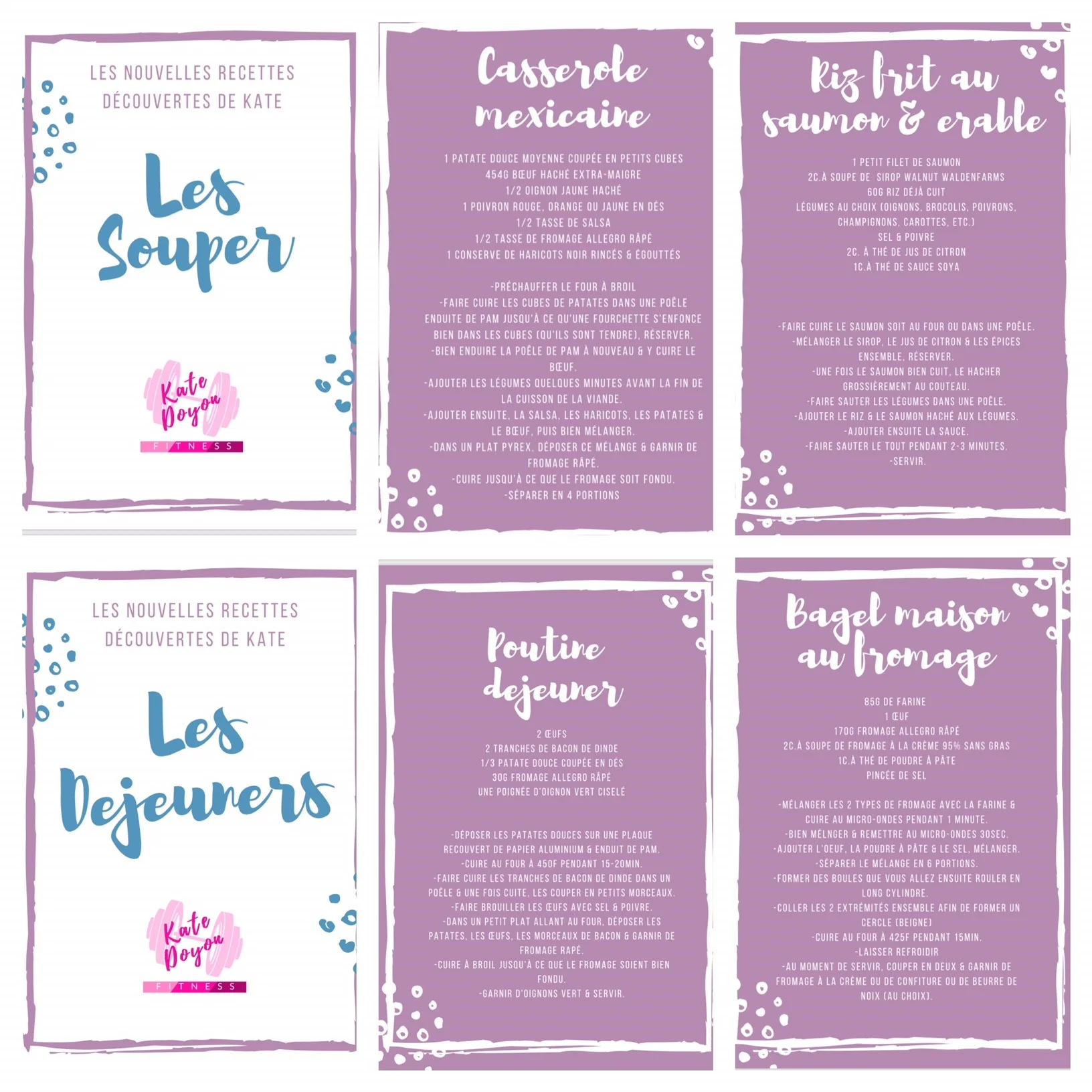 Recettes Back on track