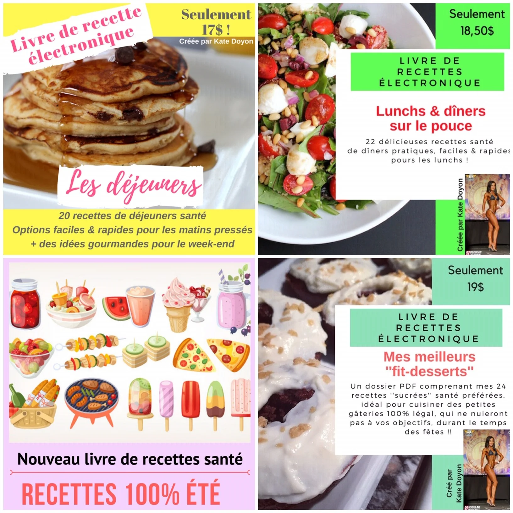 DOCUMENT SPÉCIAL : mes 5 livres de recettes de 2018