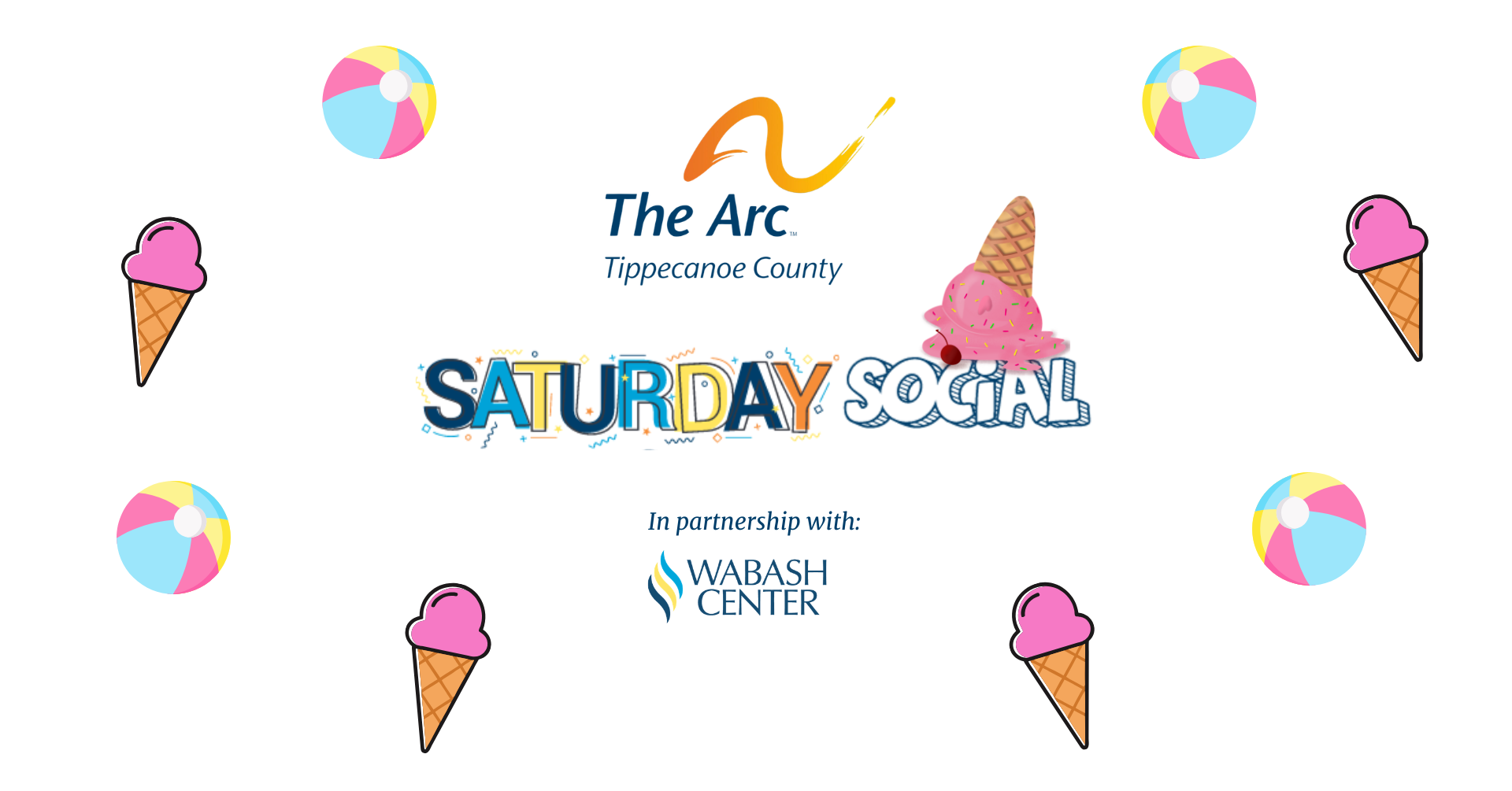 Wabash Center's Arc of Tippecanoe County Chapter Self-Advocate Chapter Saturday Social: Beach Day