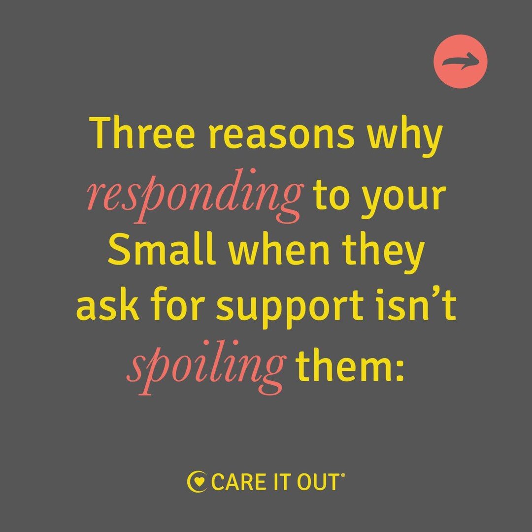 Your Support Doesn&rsquo;t Spoil Your Small 

There&rsquo;s a pretty popular narrative that if you support your Small when they cry:

💤 at nap time

😴 when they&rsquo;re settling to sleep 

🥱if they wake up at night 

That you&rsquo;re spoiling th