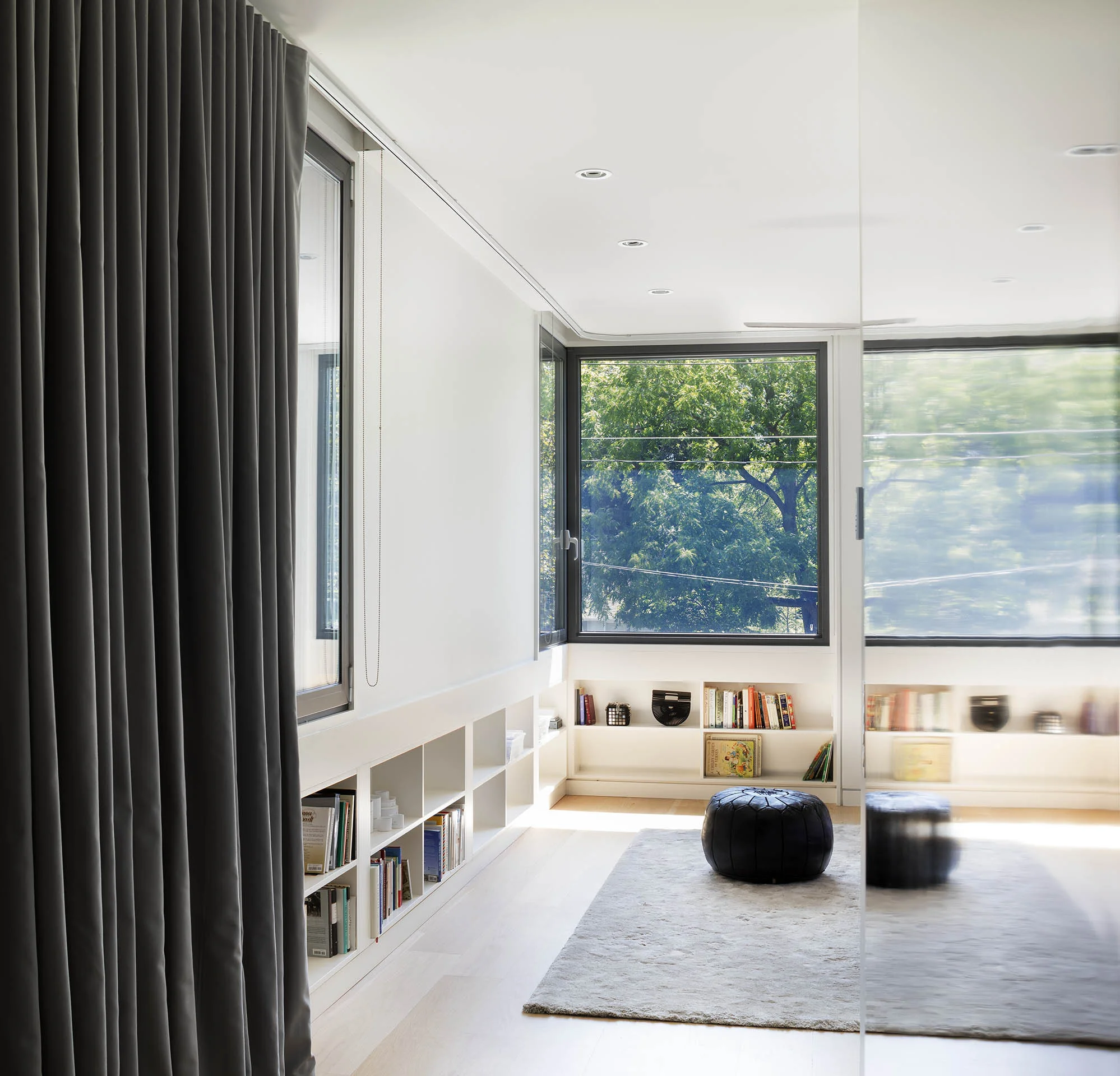 A House in a Grove Interior Library
