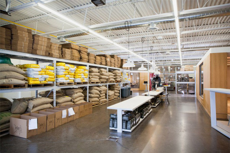Pilot Coffee Interior Warehouse