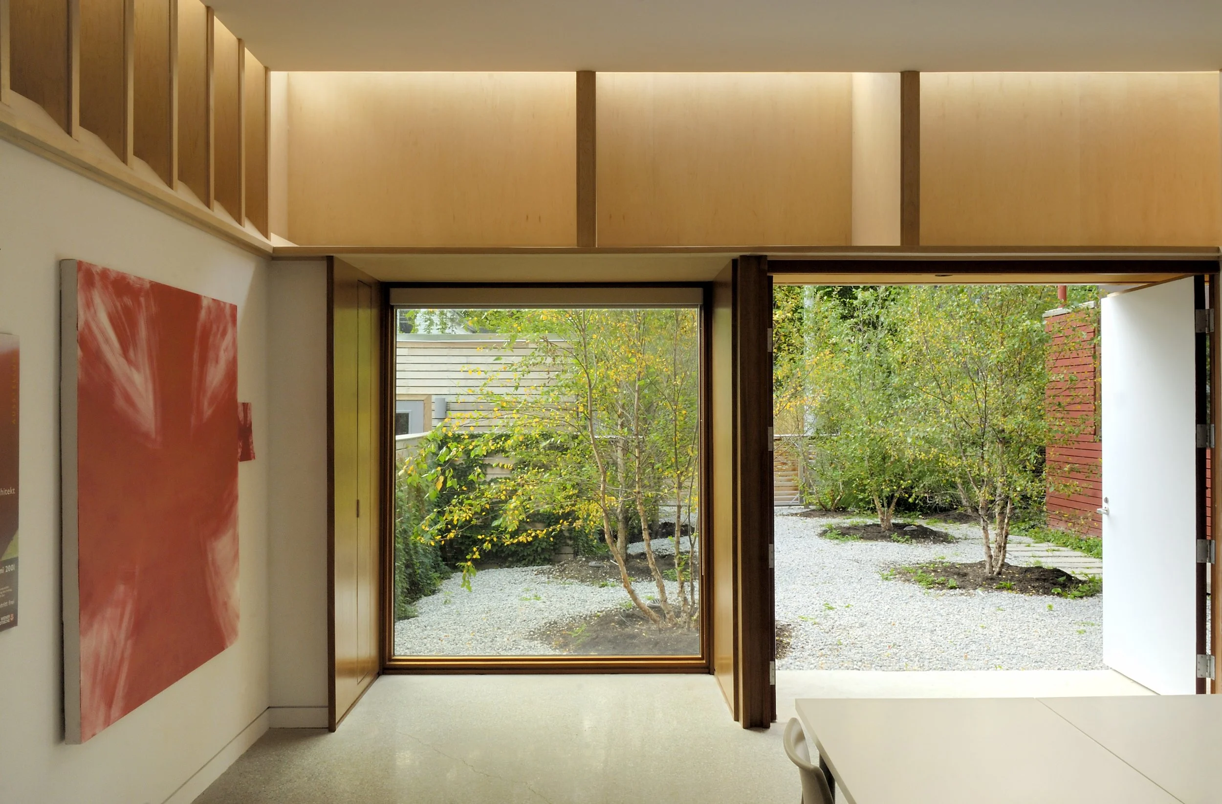Craven Road Studio Interior Front Window View