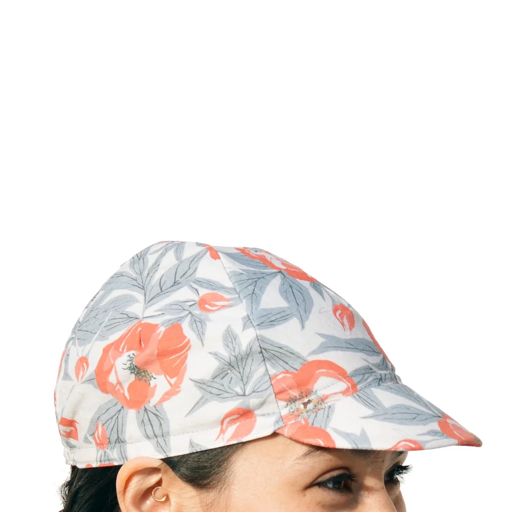Navy Polkadot Cycling Cap — VéloColour Custom Paint and Cycling Bags