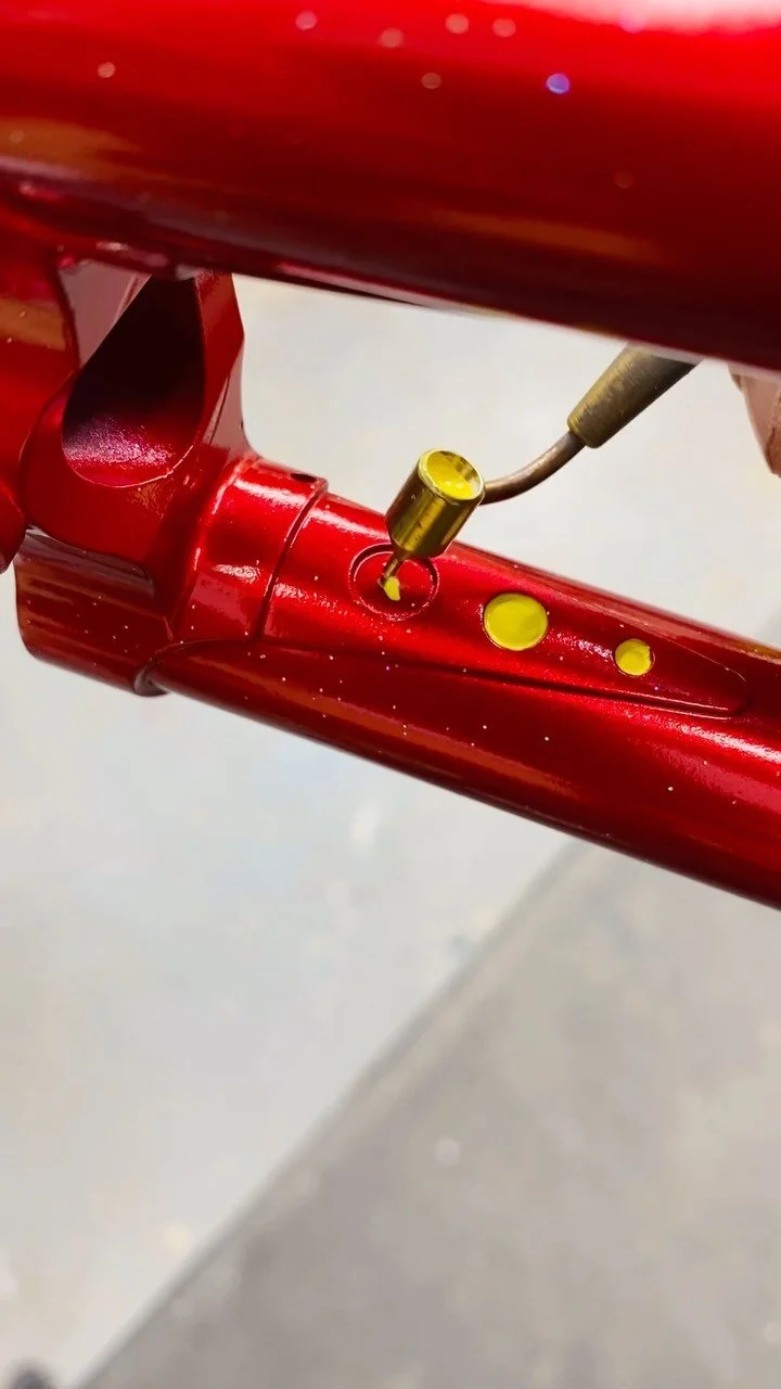 Custom Paint on Carbon Bicycles — VéloColour Custom Paint and Cycling Bags