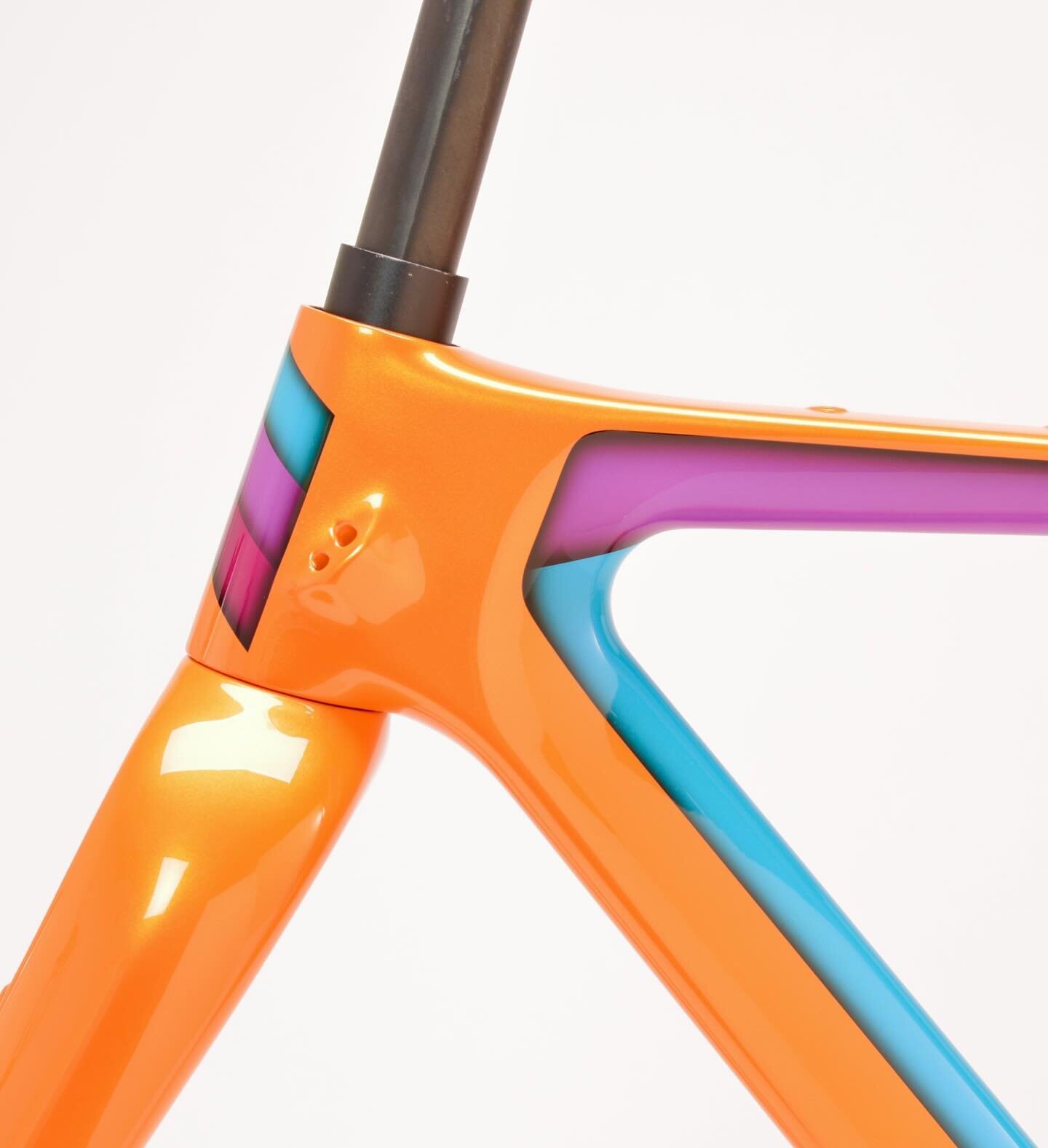 There will probably be a few opinions on this one&hellip;
A recently painted @laufcycles frame and fork for Mr. Ramble himself @reggieramble 
Nicely made parts and the fork will remain contentious we&rsquo;re sure but it&rsquo;s pretty light and susp