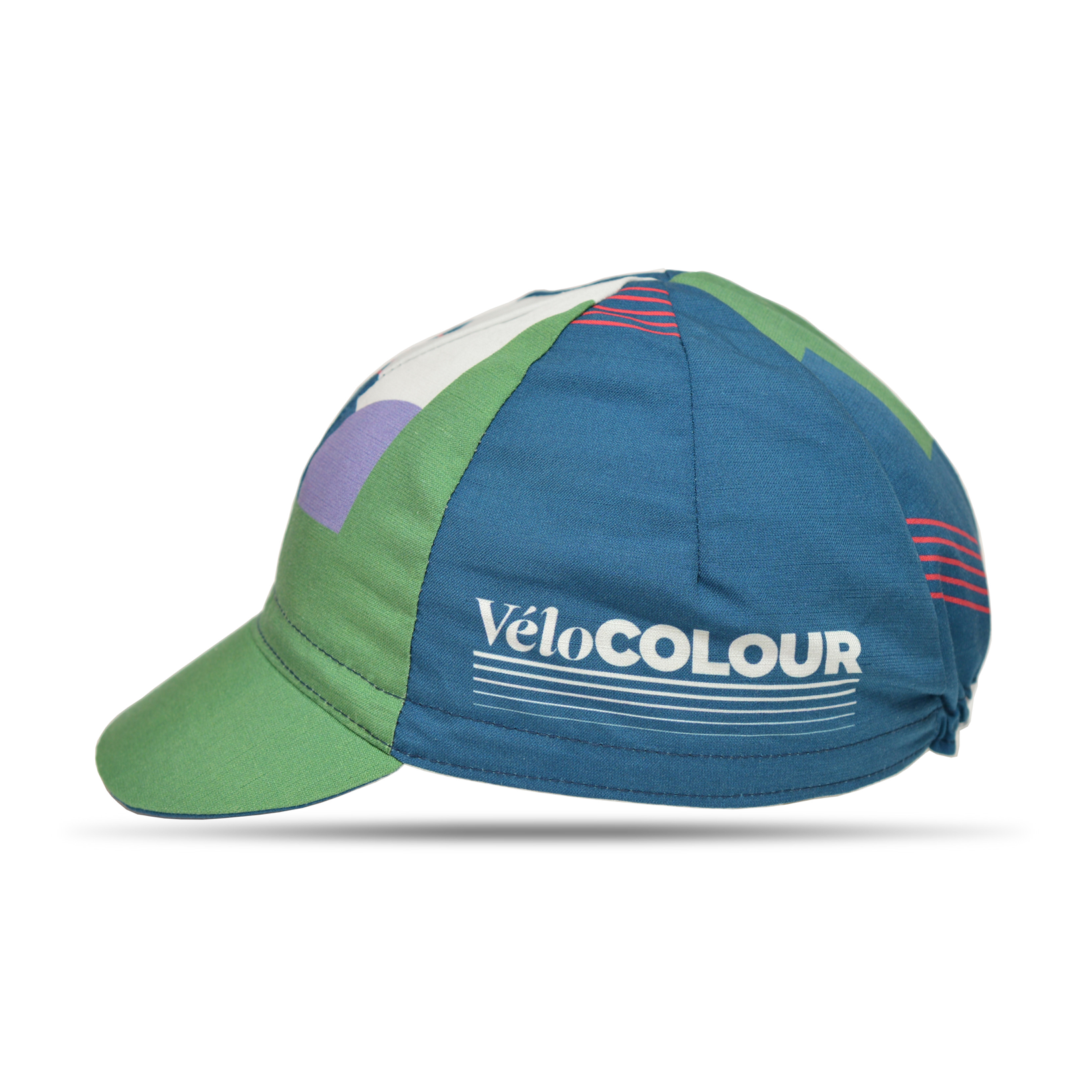 Cycling Cap - VeloColour Green Abstract