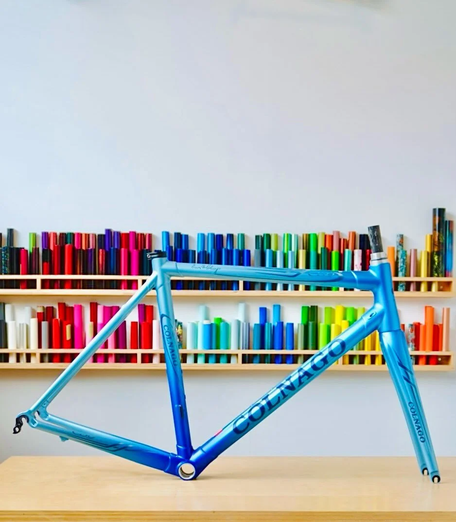 If you&rsquo;re gonna repaint your Colnago, this isn&rsquo;t a bad way to go. Luckily we managed to snap a few quick pics before this one left the shop. 
We haven&rsquo;t been sharing much here lately, or photographing either but we are piled high wi