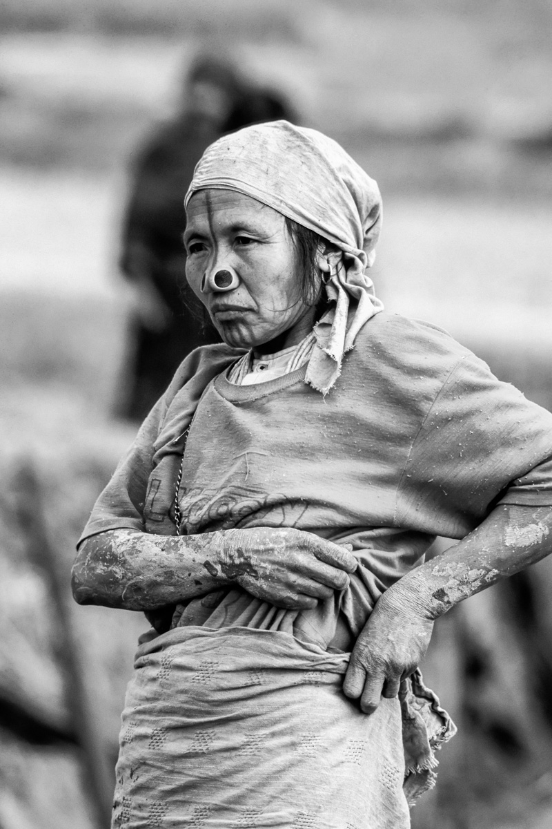 Tribal Apatani, Arunachal Pradesh, North East India