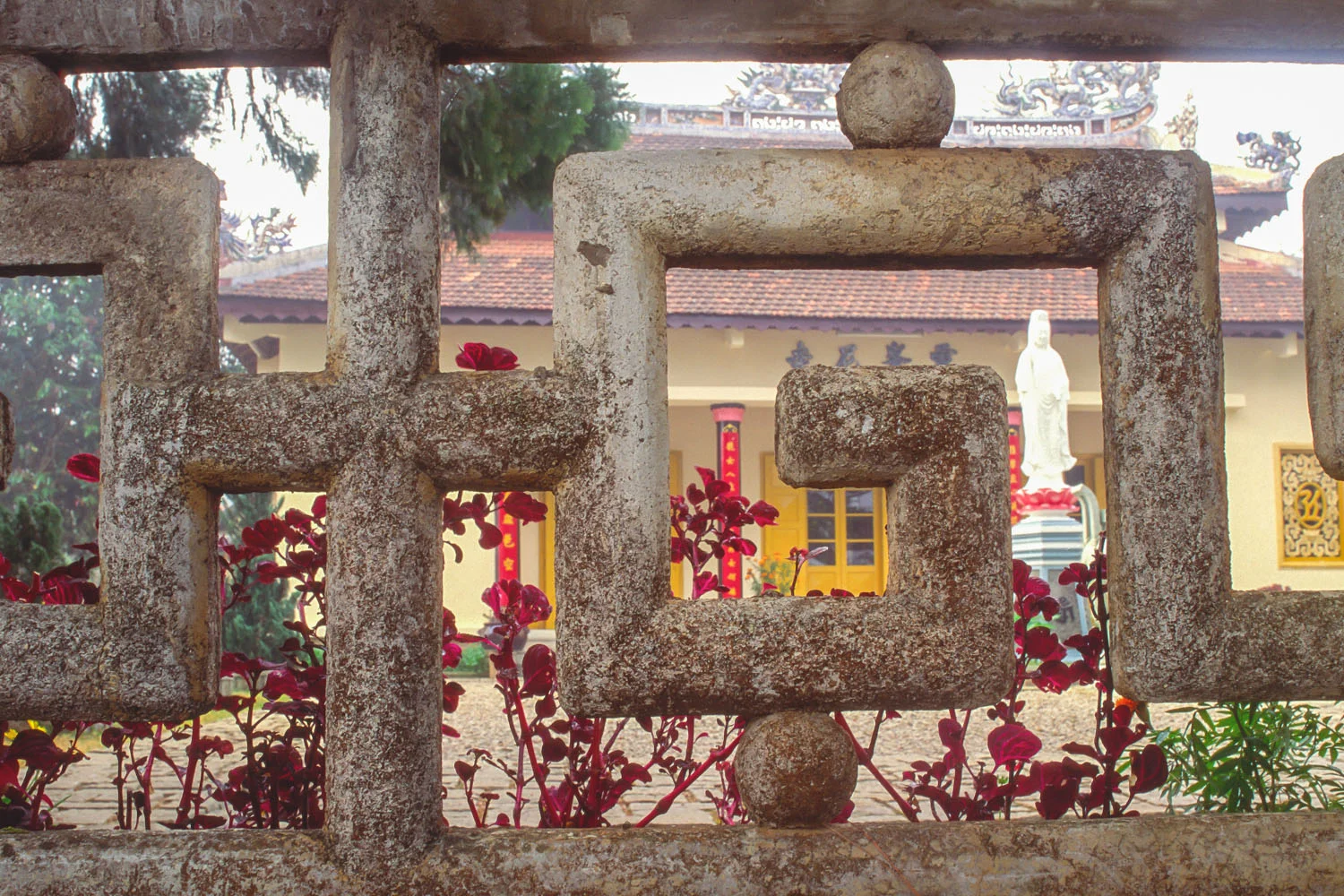 Pagoda retreat, Dalat, South Vietnam