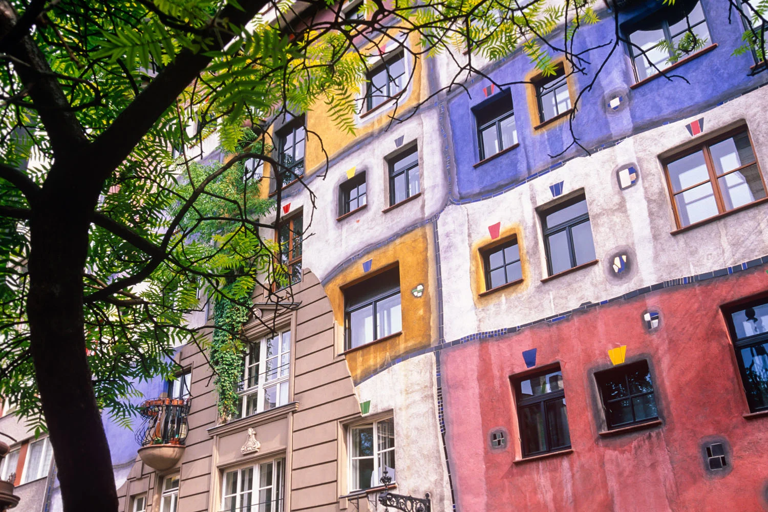 Hundertwasser Building, Vienna, Austria