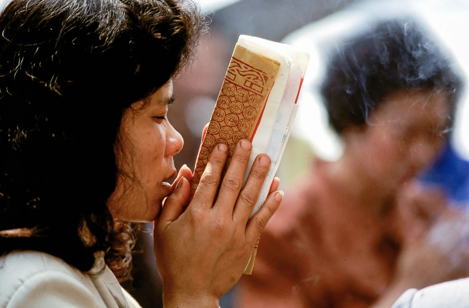 New Year prayers, Hanoi, Vietnam