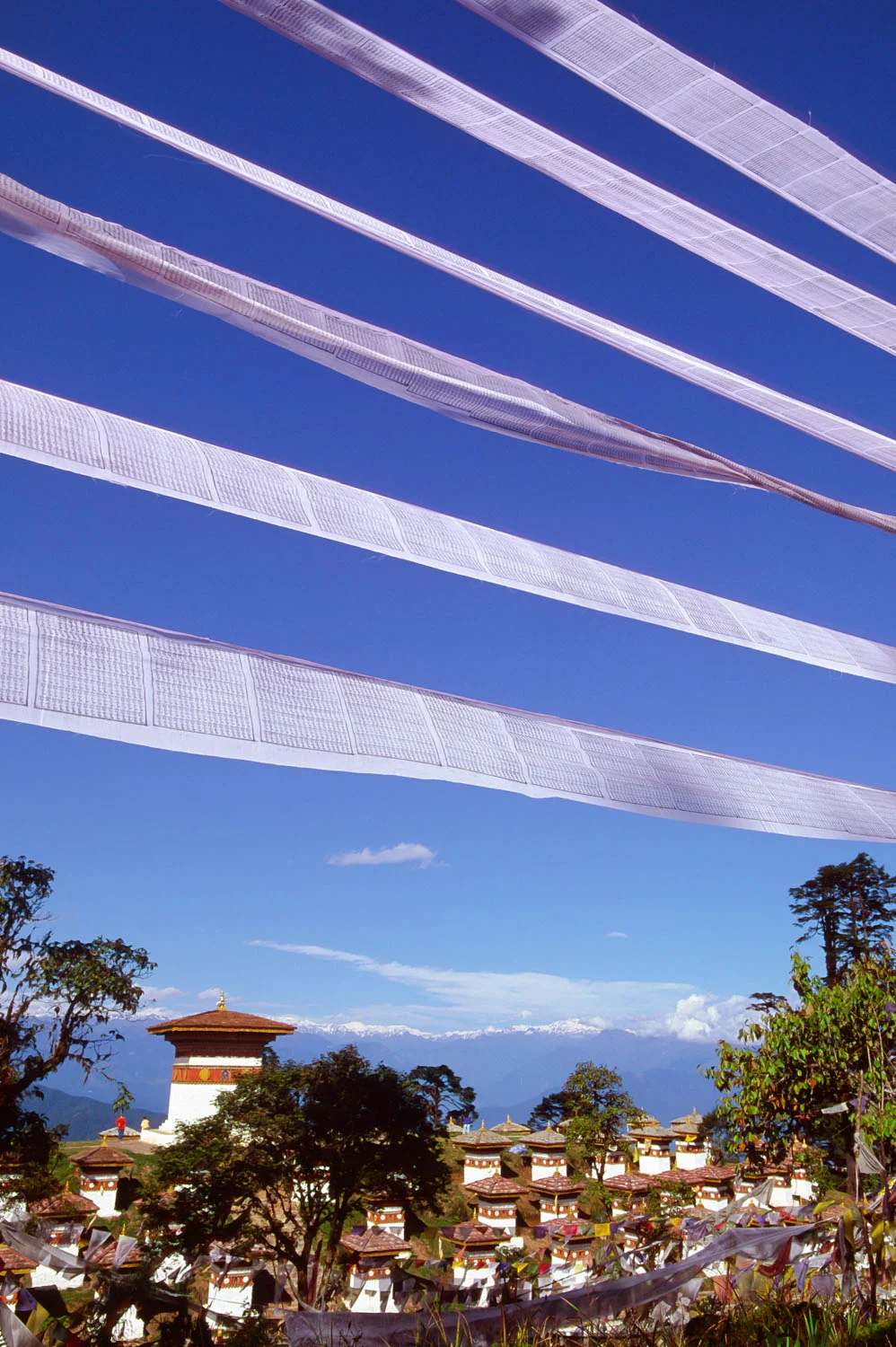 Prayer flags, Dochu La, Bhutan