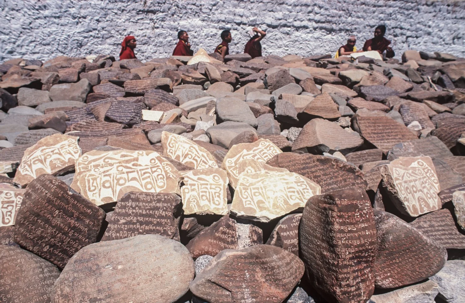 Buddhist mani wall, Leh