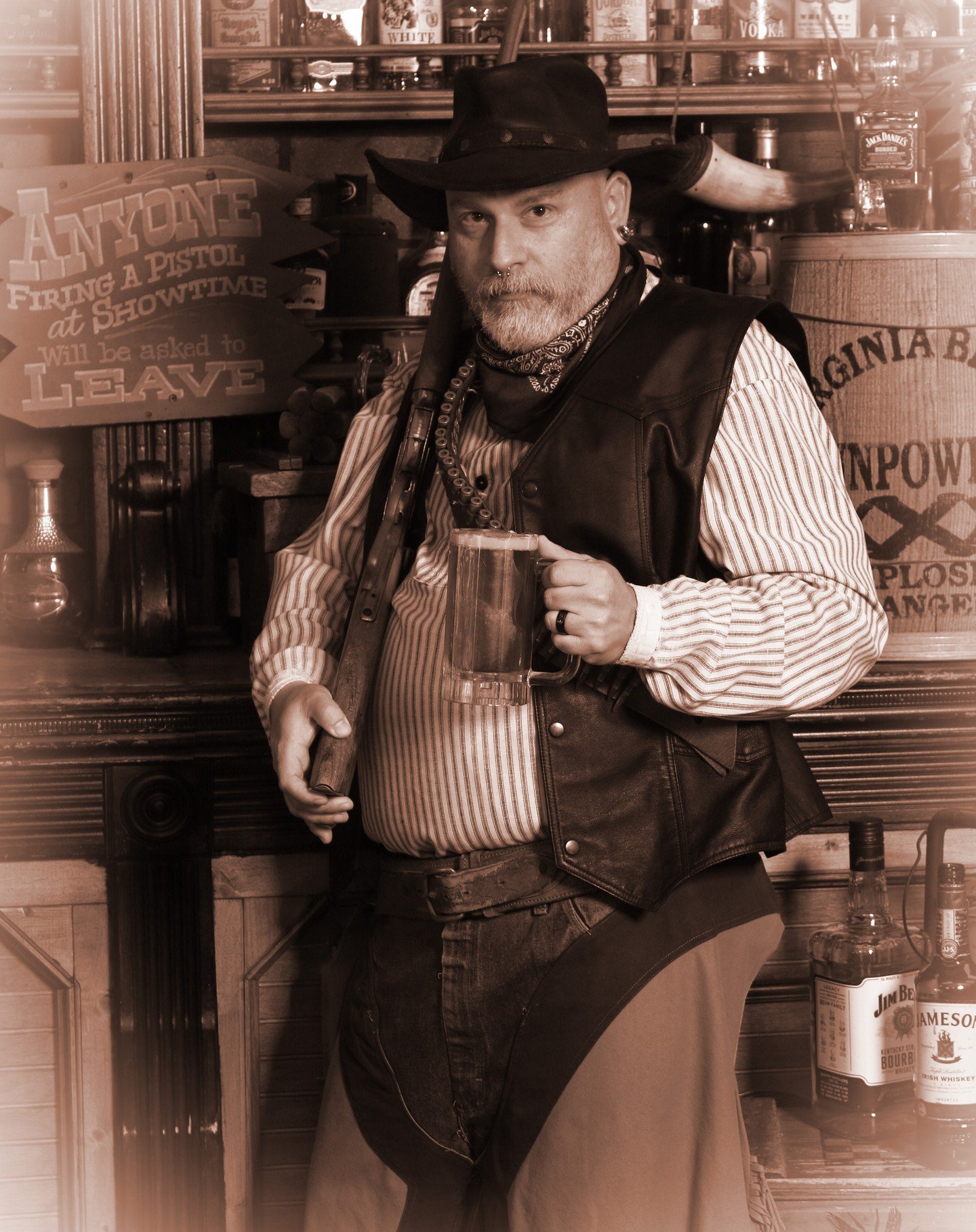 Step back in time to the Wild West! 🍺 🤠 Whether you're a gunslinger, saloon keeper, or just love a good ol' fashioned adventure, Memory Lane Old Time Photos brings history to life. 

📸 By Linda

#wildwest #oldtimephotos #cowboy #saloon #memorylane