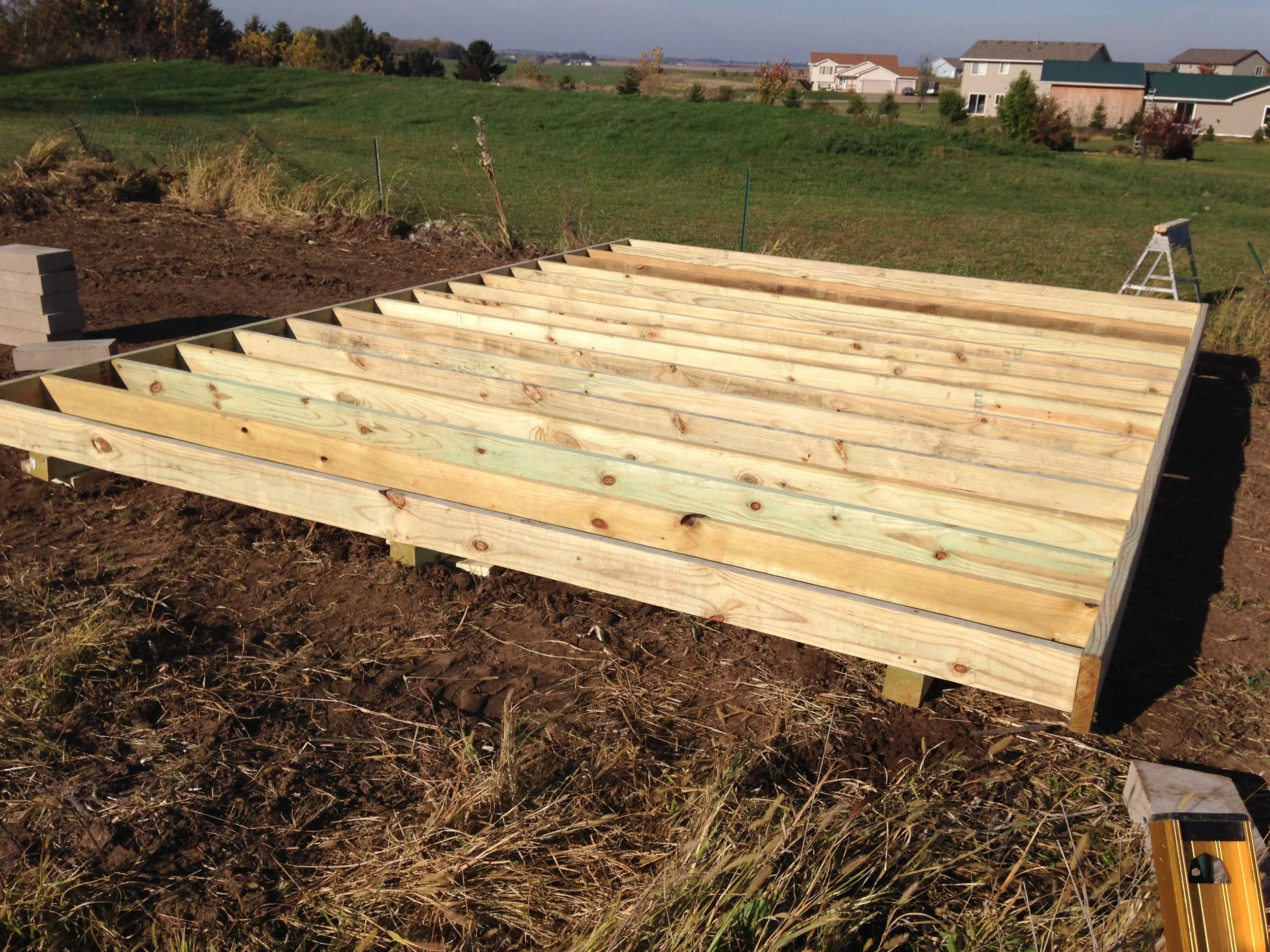 Treated Flooring System The Shed Shop Usa