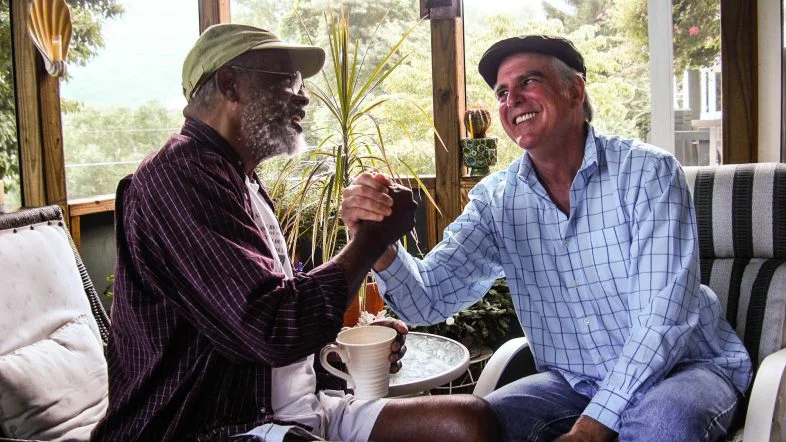 L-R: John O’Neal and Dudley Cocke. Photo: Roadside Archives.
