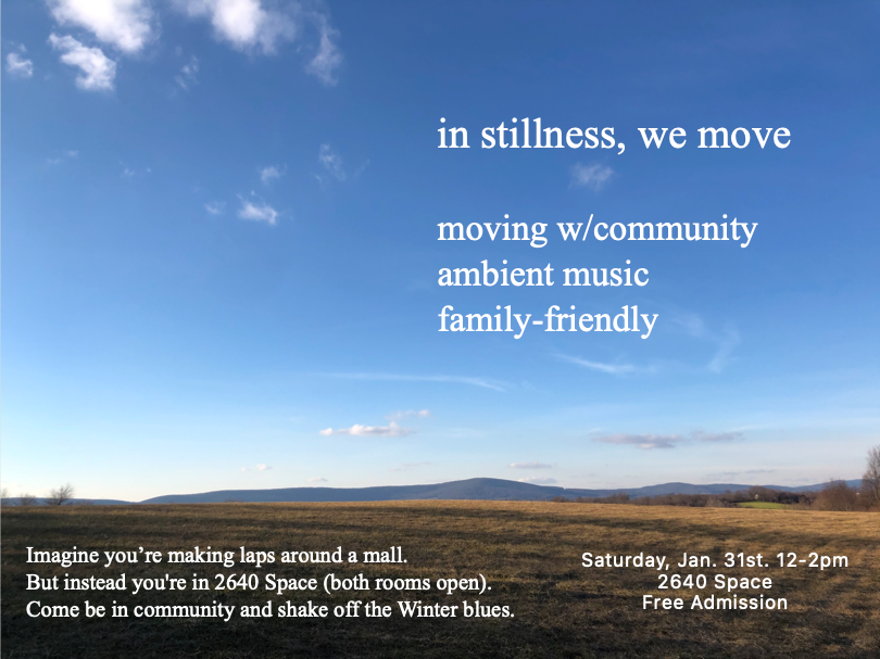 in stillness, we move