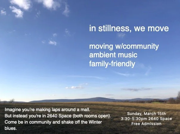 In Stillness, We Move