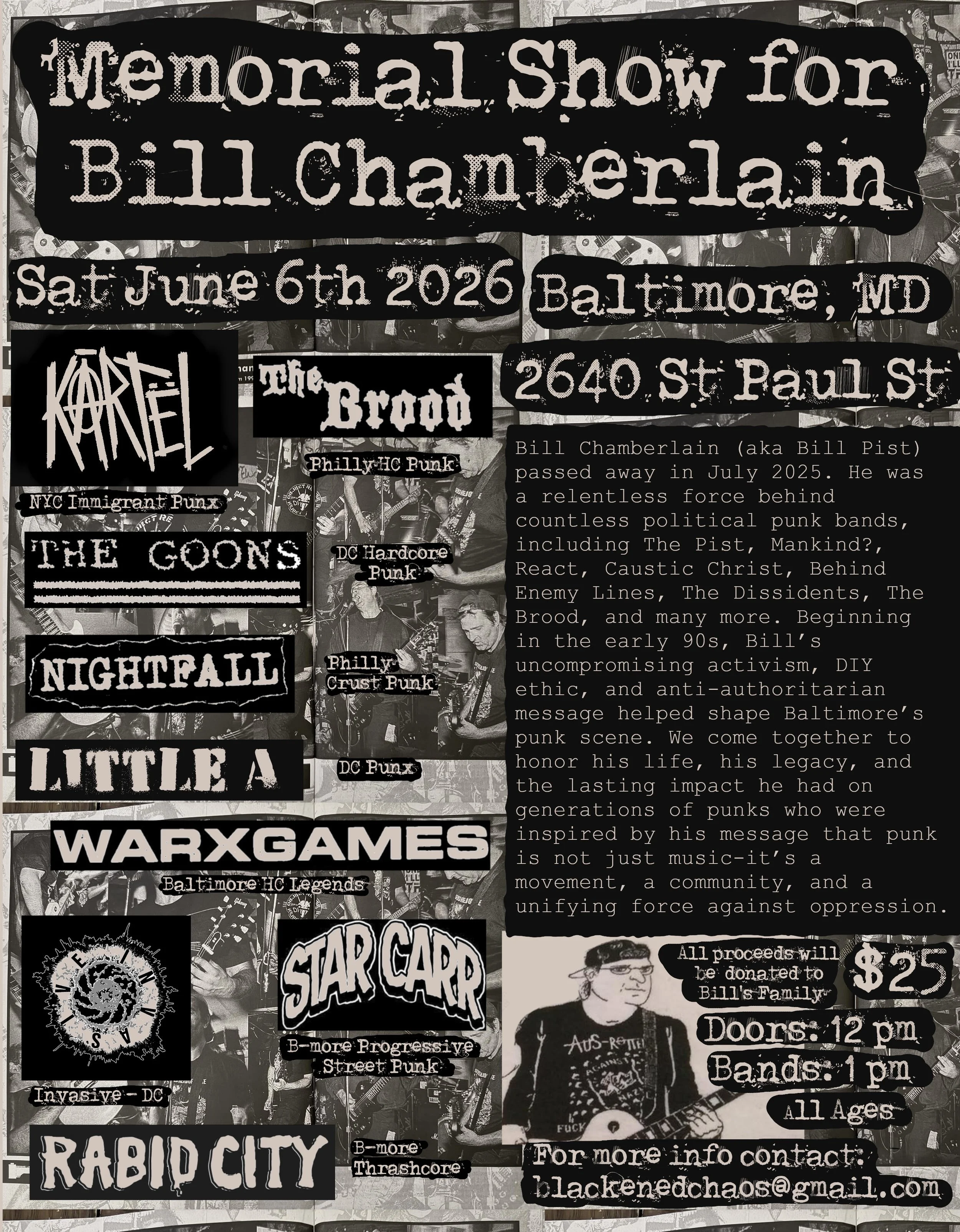 Memorial Show for Bill Chamberlain