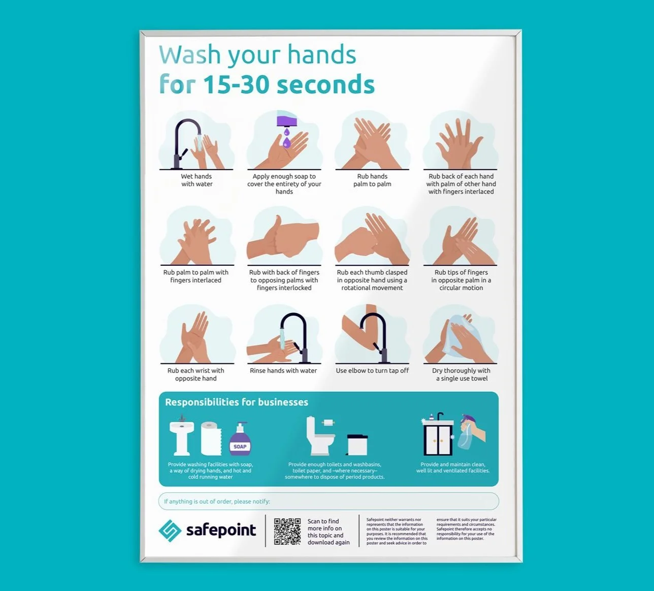 Washing Hands Poster