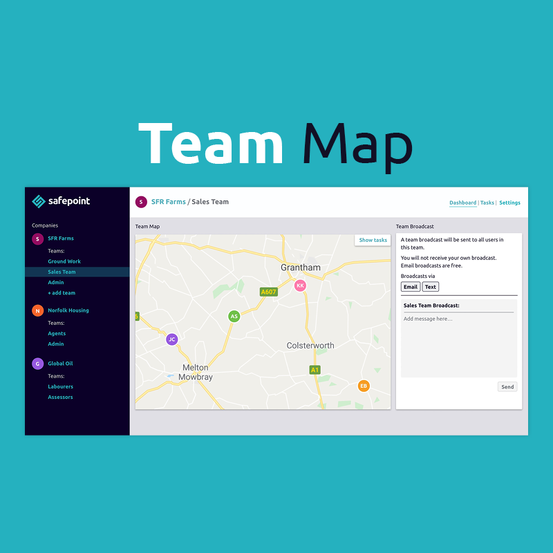 New Feature: Team Map