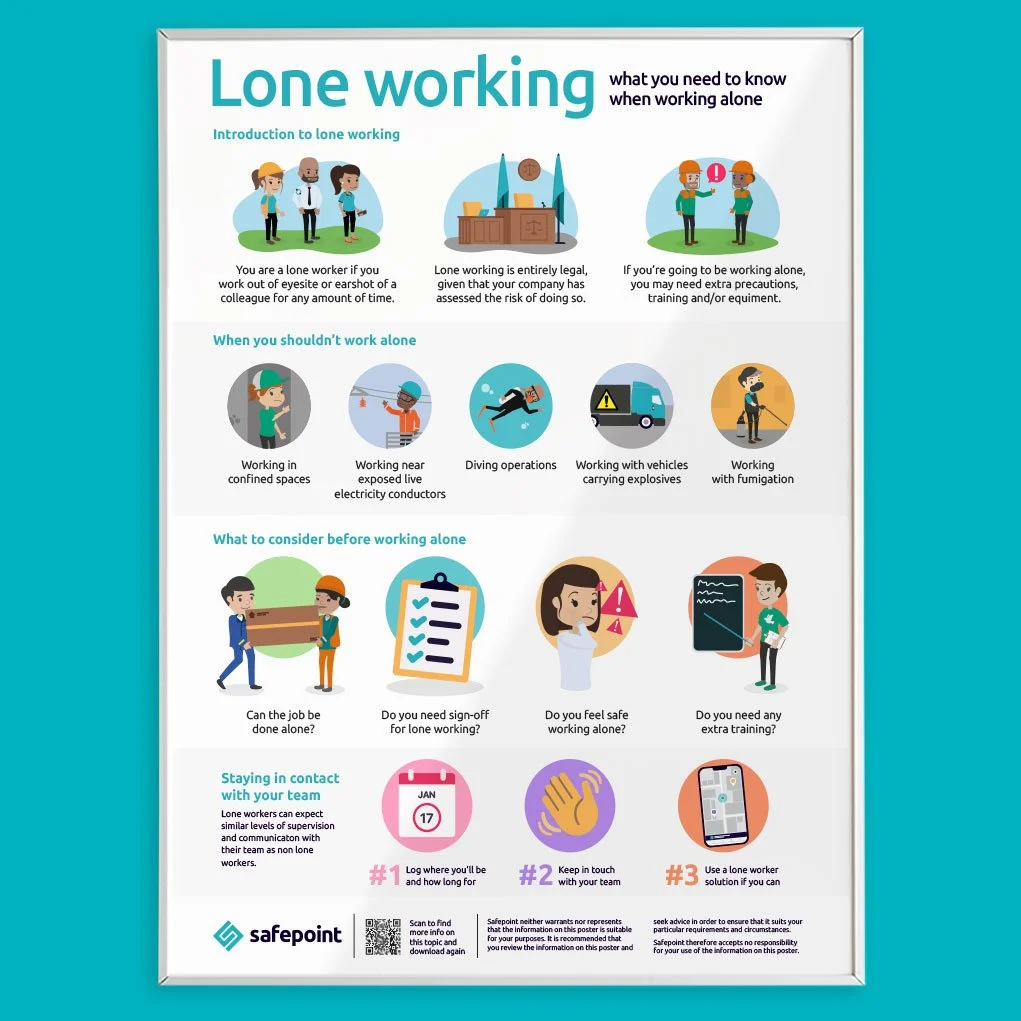 Lone worker safety poster –FREE!