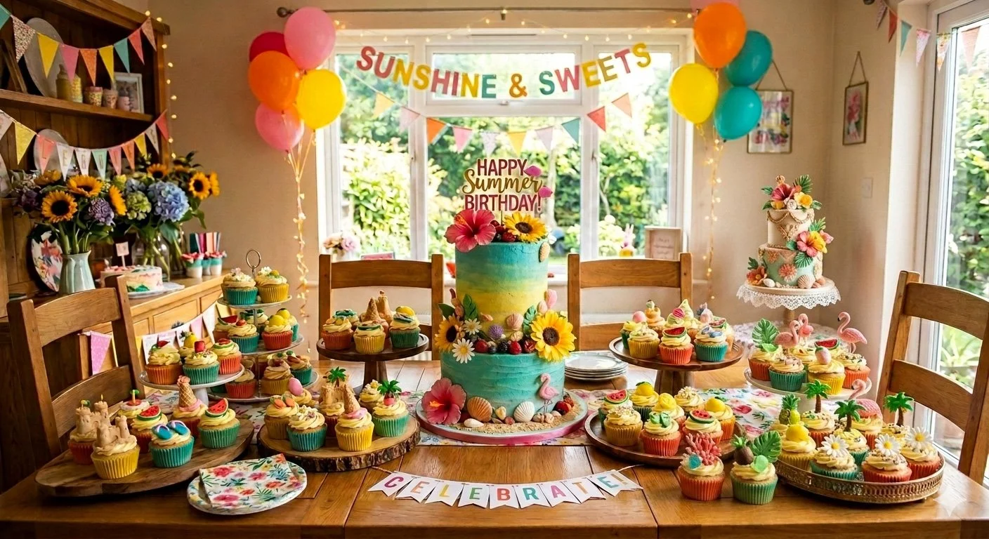 Cake and Cupcakes Picnic &amp; our Summer Birthdays Celebration