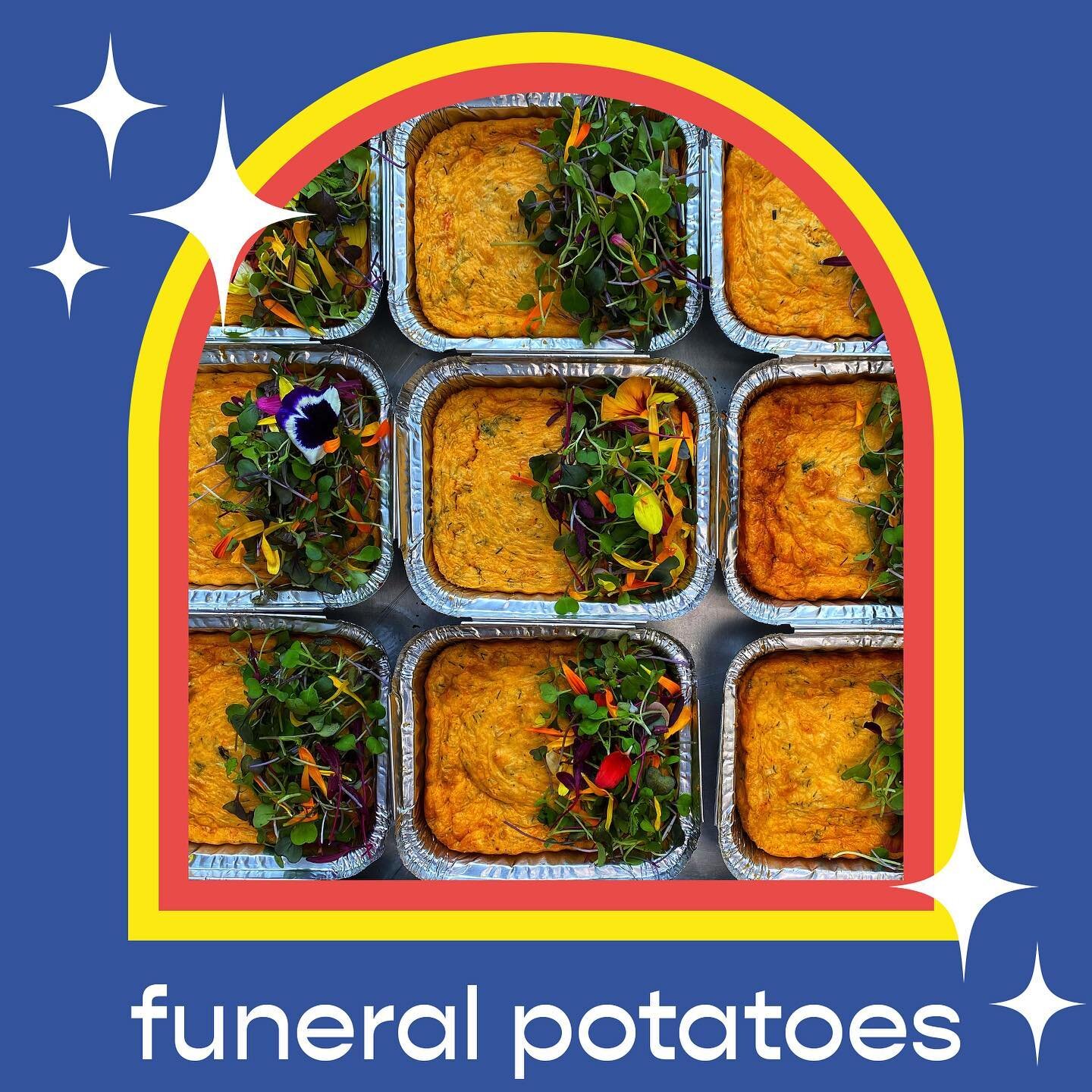 Eve Studnicka and Alexis Thomas-Rice are the duo behind @funeral.potatoes &ndash; a virtual restaurant with Midwestern comfort food at the heart of its chef-driven, locally sourced menus. The name Funeral Potatoes refers to the comfy, cheesy, hashbro