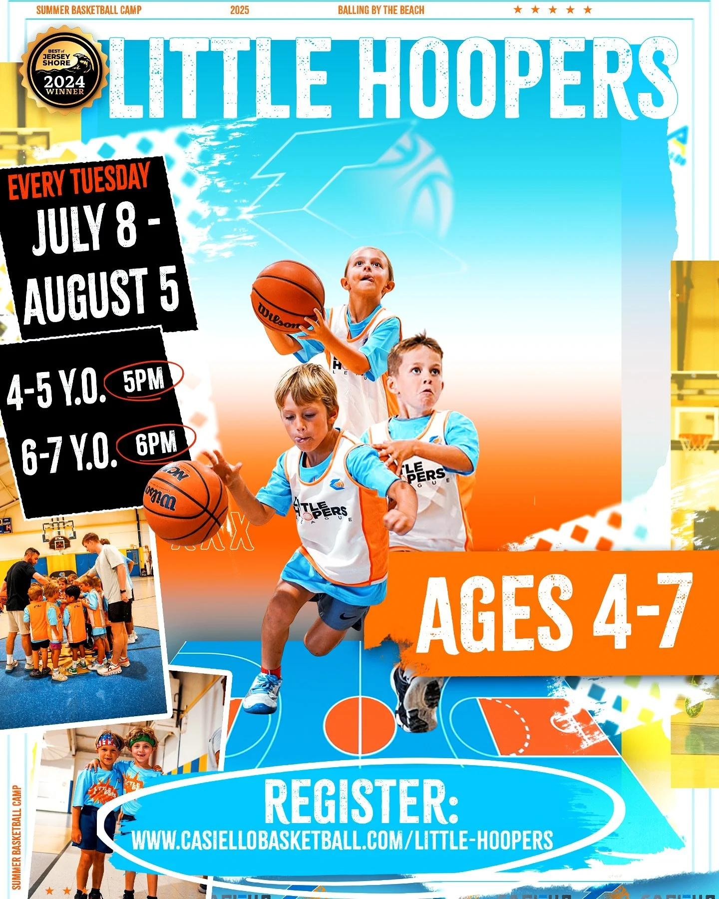 Little Hoopers Summer 2025 Registration is NOW OPEN! 🚨🏀

Hi! We&rsquo;re excited to announce that Little Hoopers Summer 2025 Registration is officially OPEN! 🎉😎 Spots are very LIMITED so don&rsquo;t wait to secure your child&rsquo;s spot!

✅ Fun,