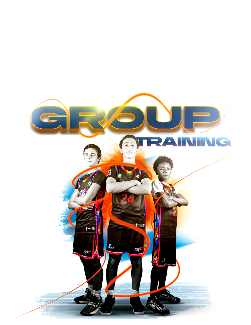 Group basketball training
