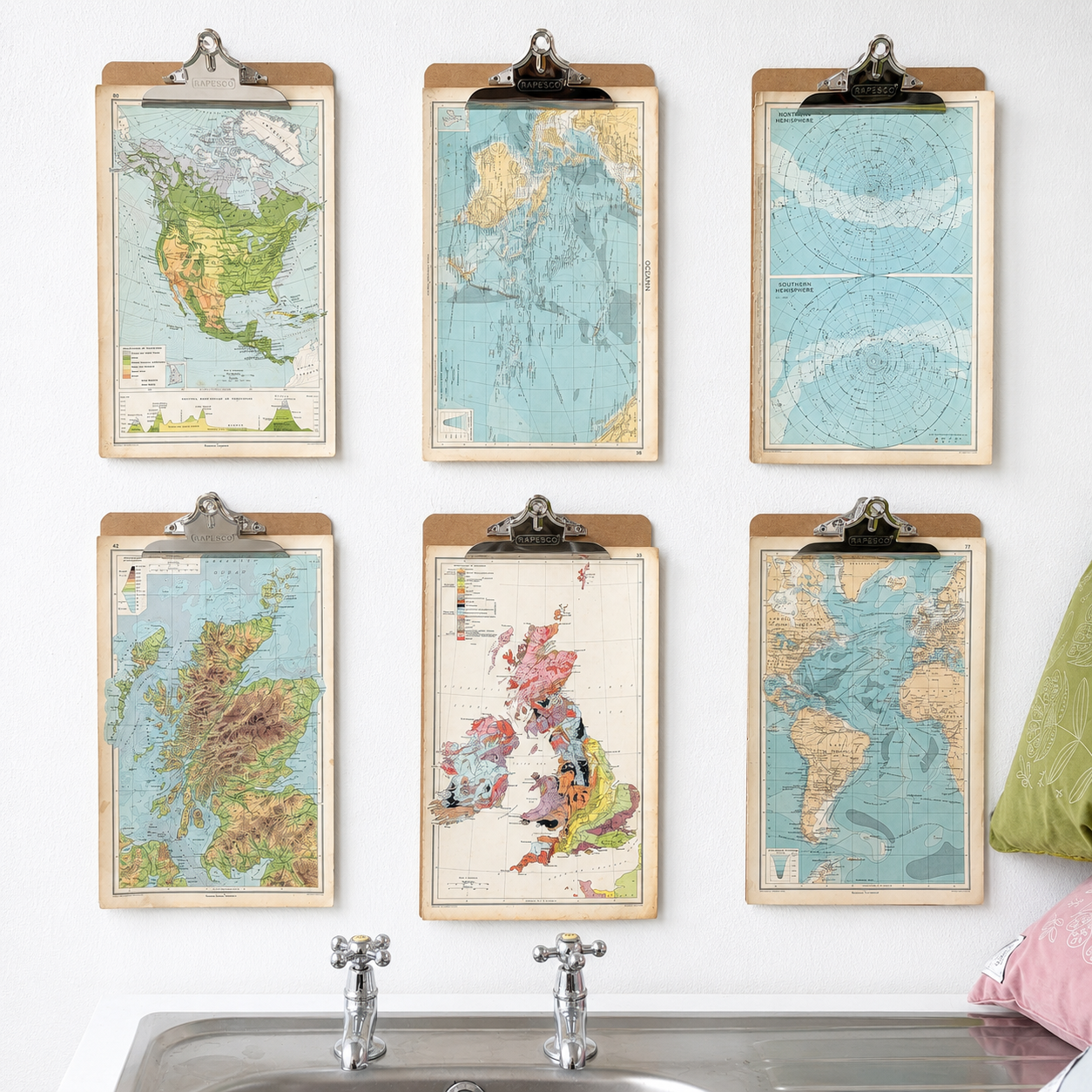6 Map Prints