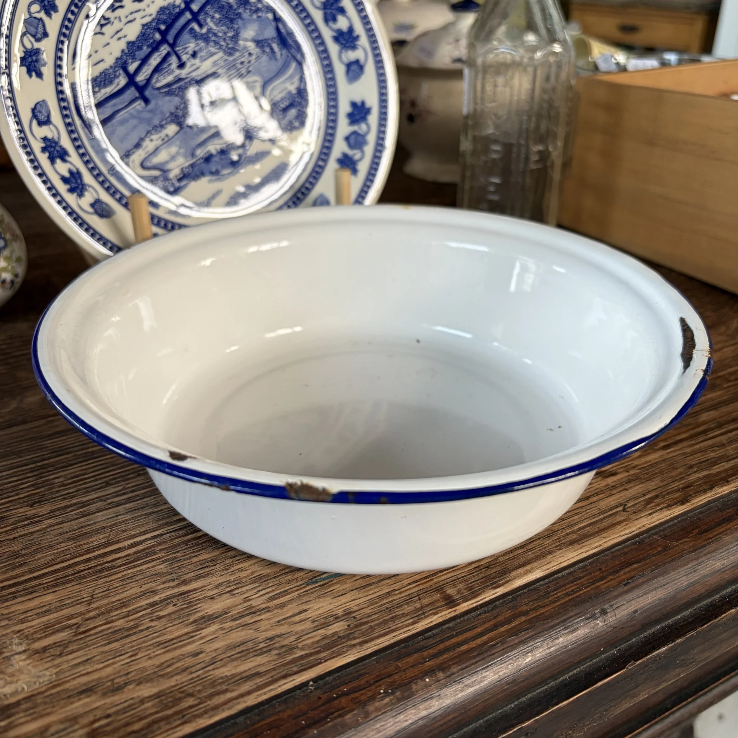 Vintage Enamel Bowl