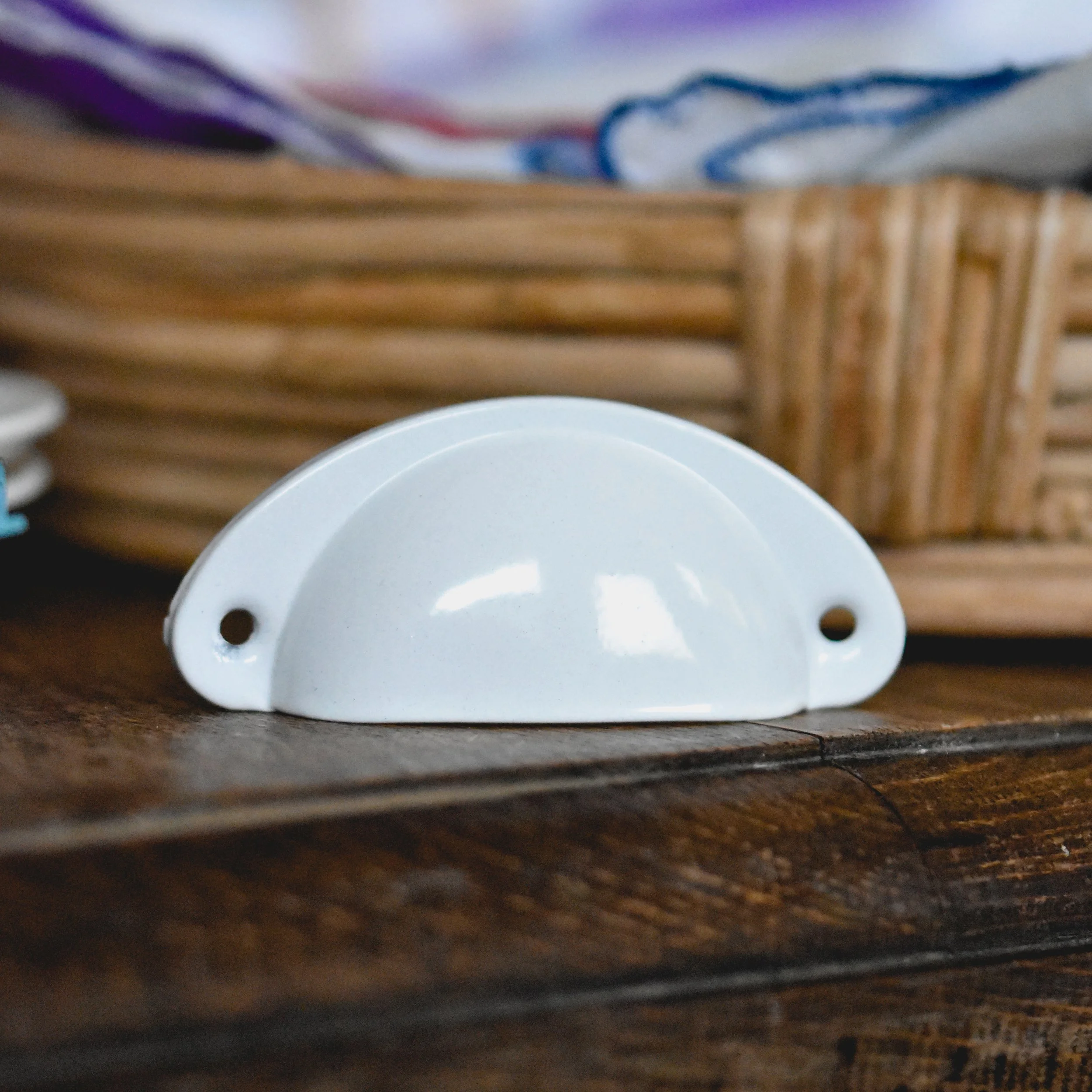 White Drawer Pulls