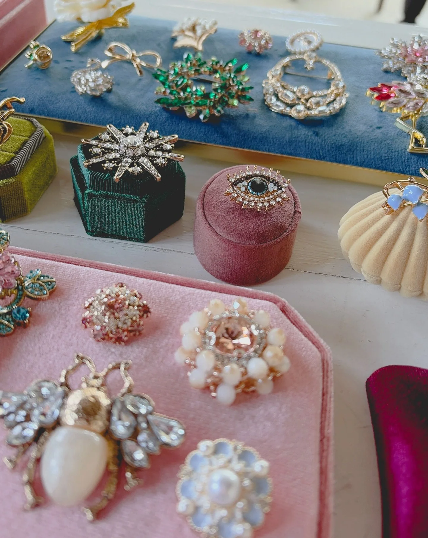 I&rsquo;ve been buying brooches for years for my shop. New &amp; old, once they looked like they stepped out of the pages of an old dusty book, I knew they&rsquo;d be a great fit. Once I have a decent display case I&rsquo;ll have them out every week 