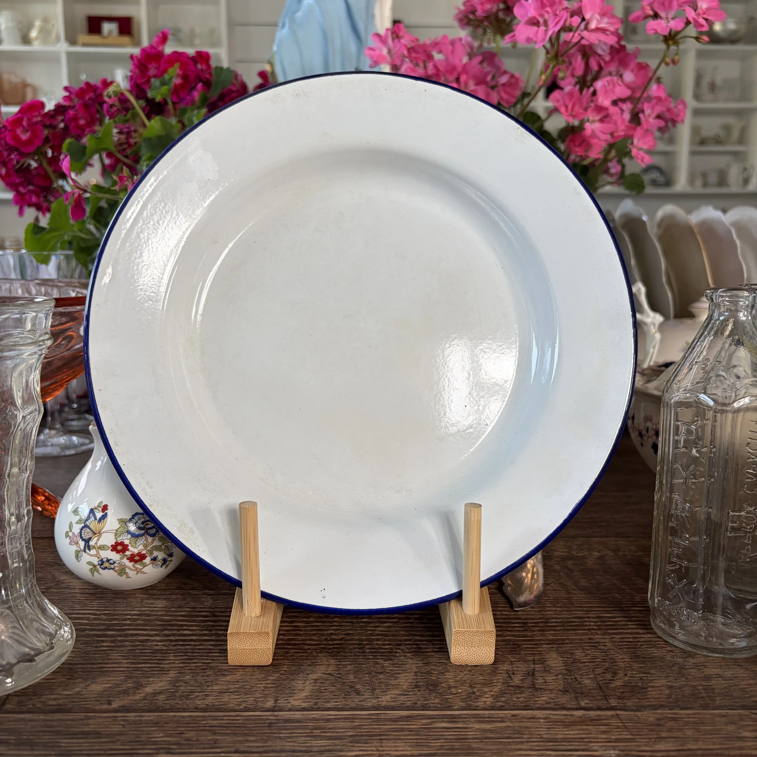 Vintage Enamel Plate