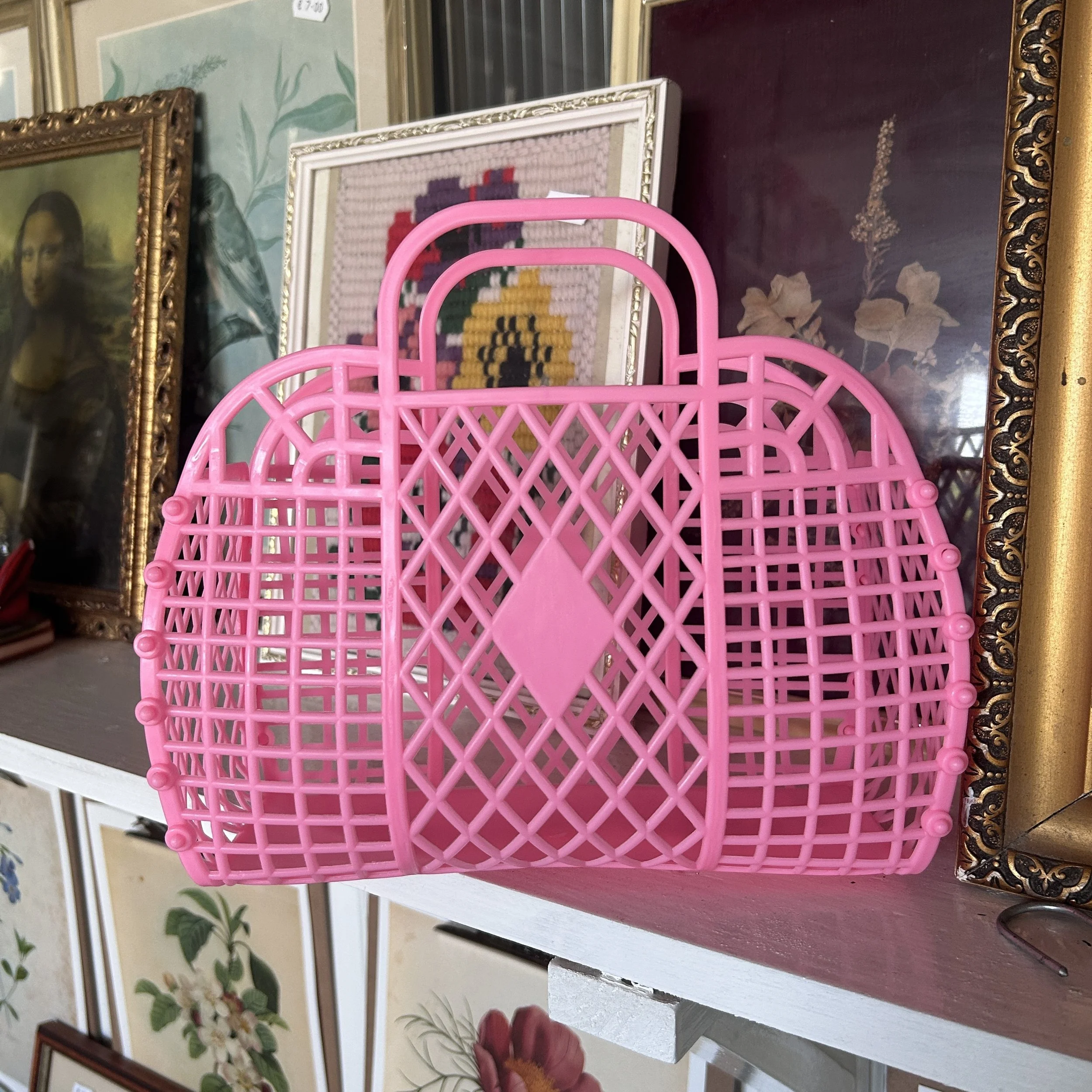Pink Plastic Shopper