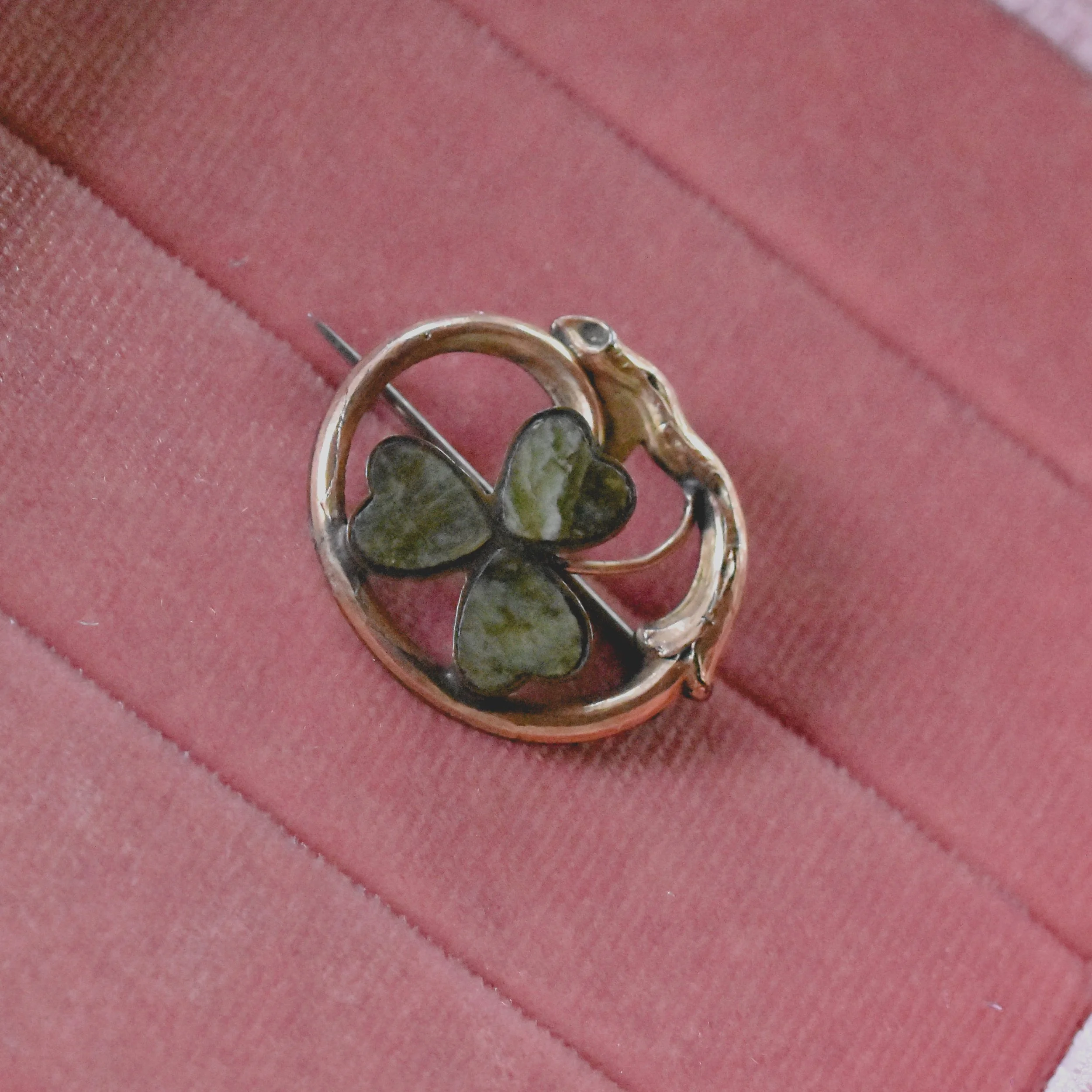 Shamrock Brooch