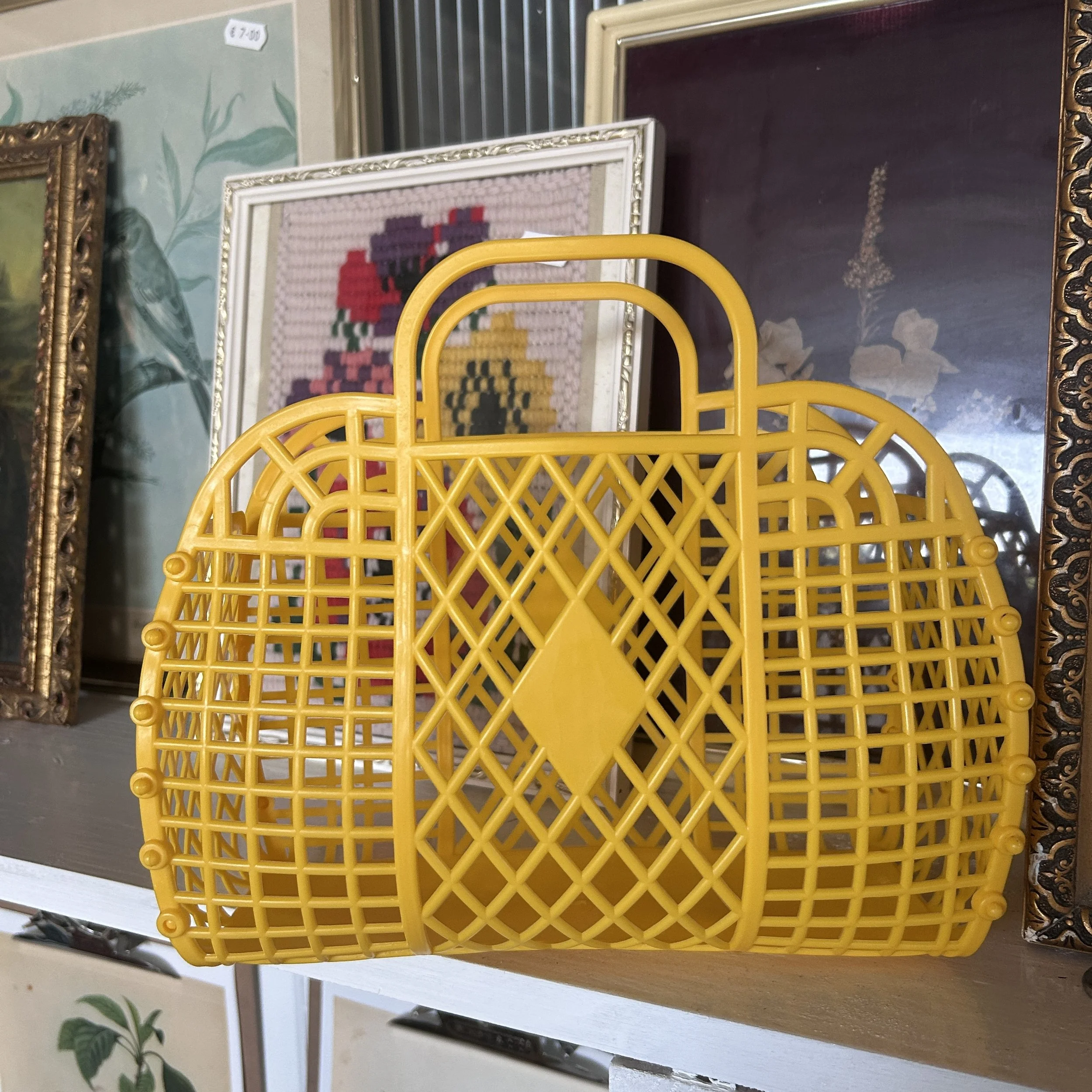Yellow Plastic Shopper
