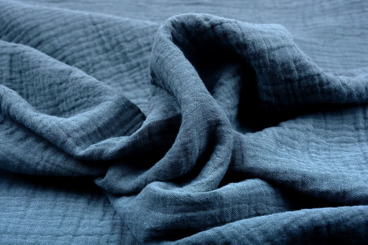 Blue Double Gauze