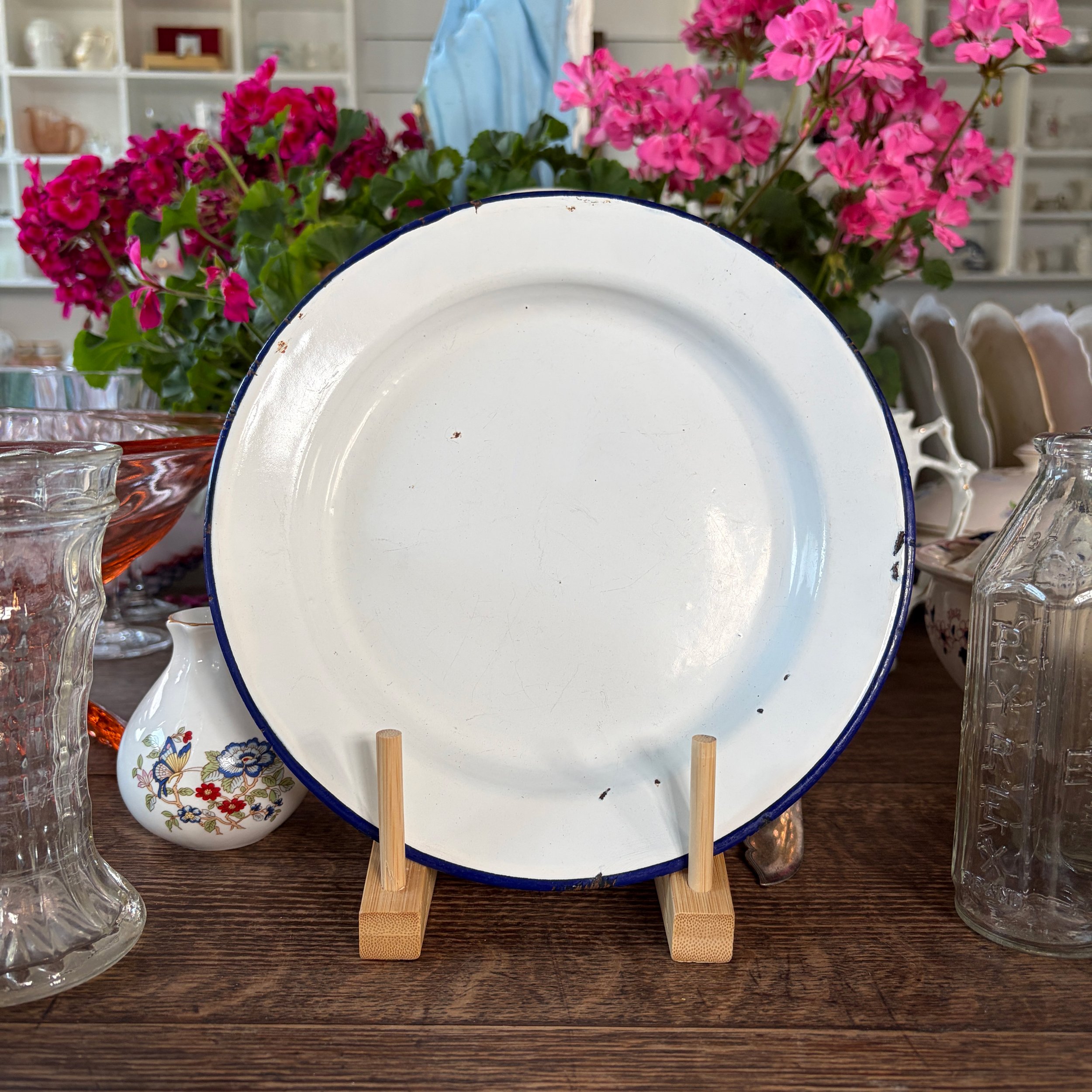 Vintage Enamel Plate