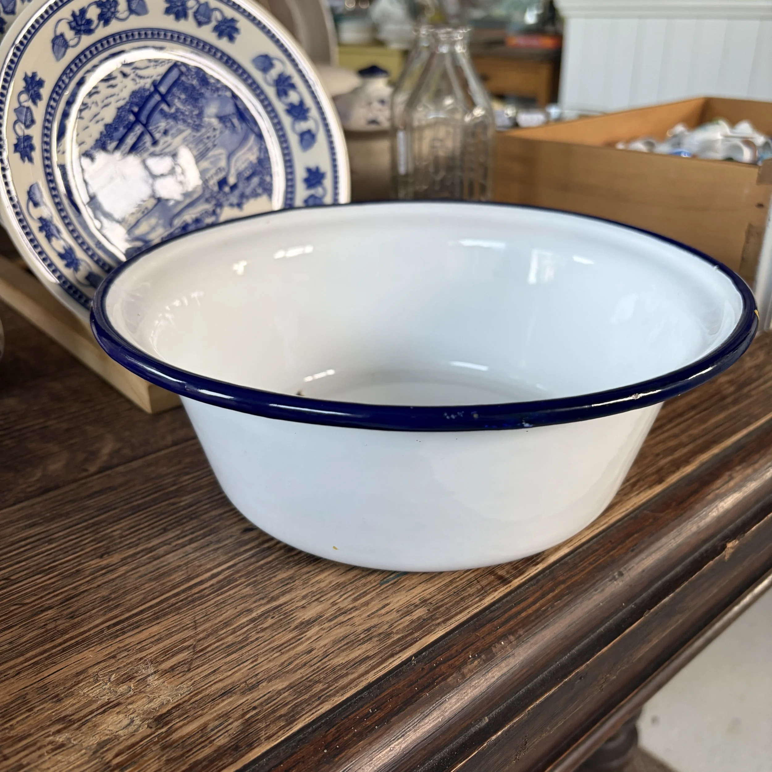 Vintage Enamel Bowl