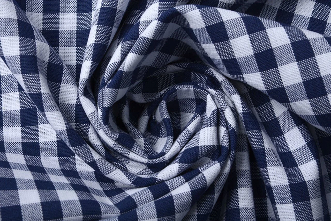Navy Gingham