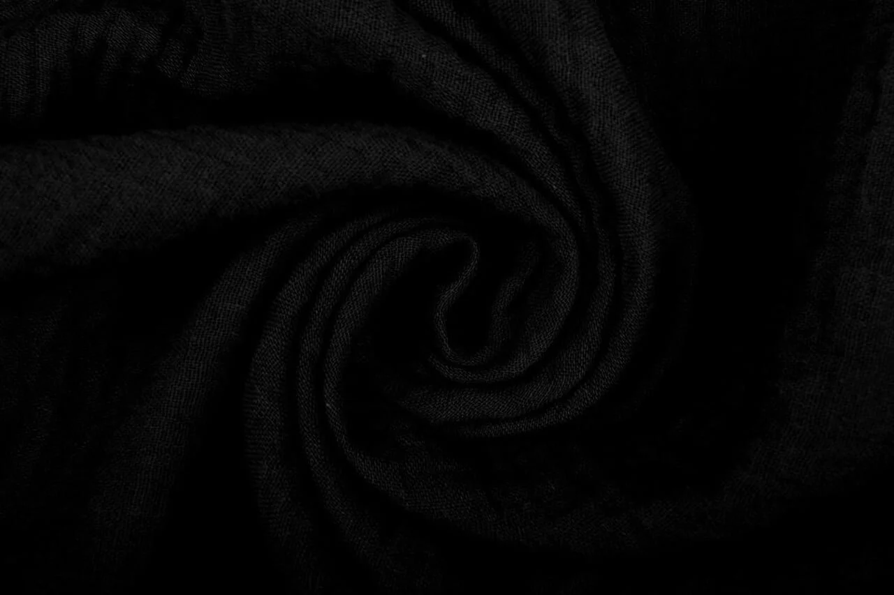 Black Double Gauze