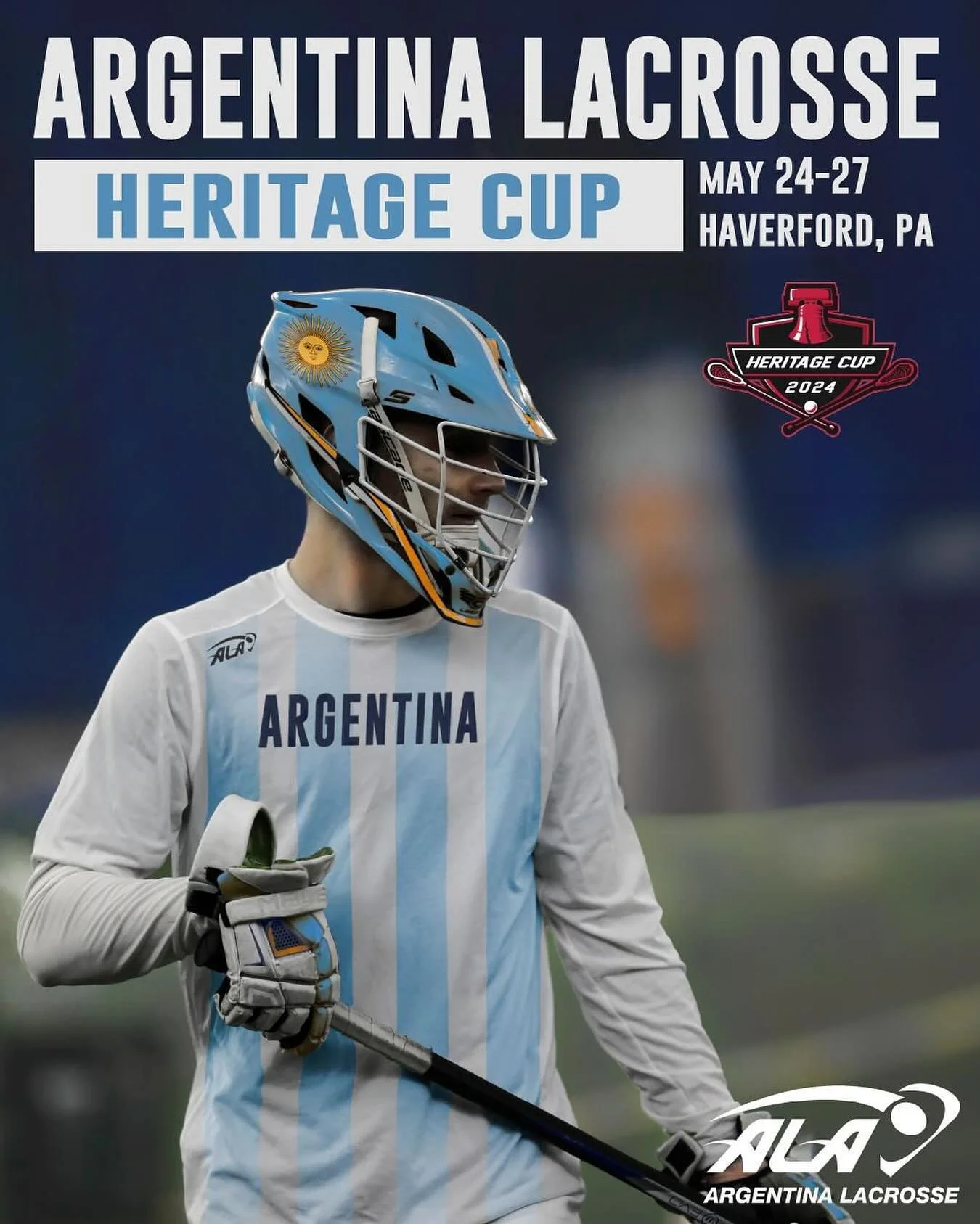 The Argentina Men&rsquo;s Lacrosse team is thrilled to announce our participation in the upcoming Heritage Cup tournament at Haverford College near Philadelphia from May 24-27.&nbsp;

Our team will be represented by players from Argentina and U.S.-ba